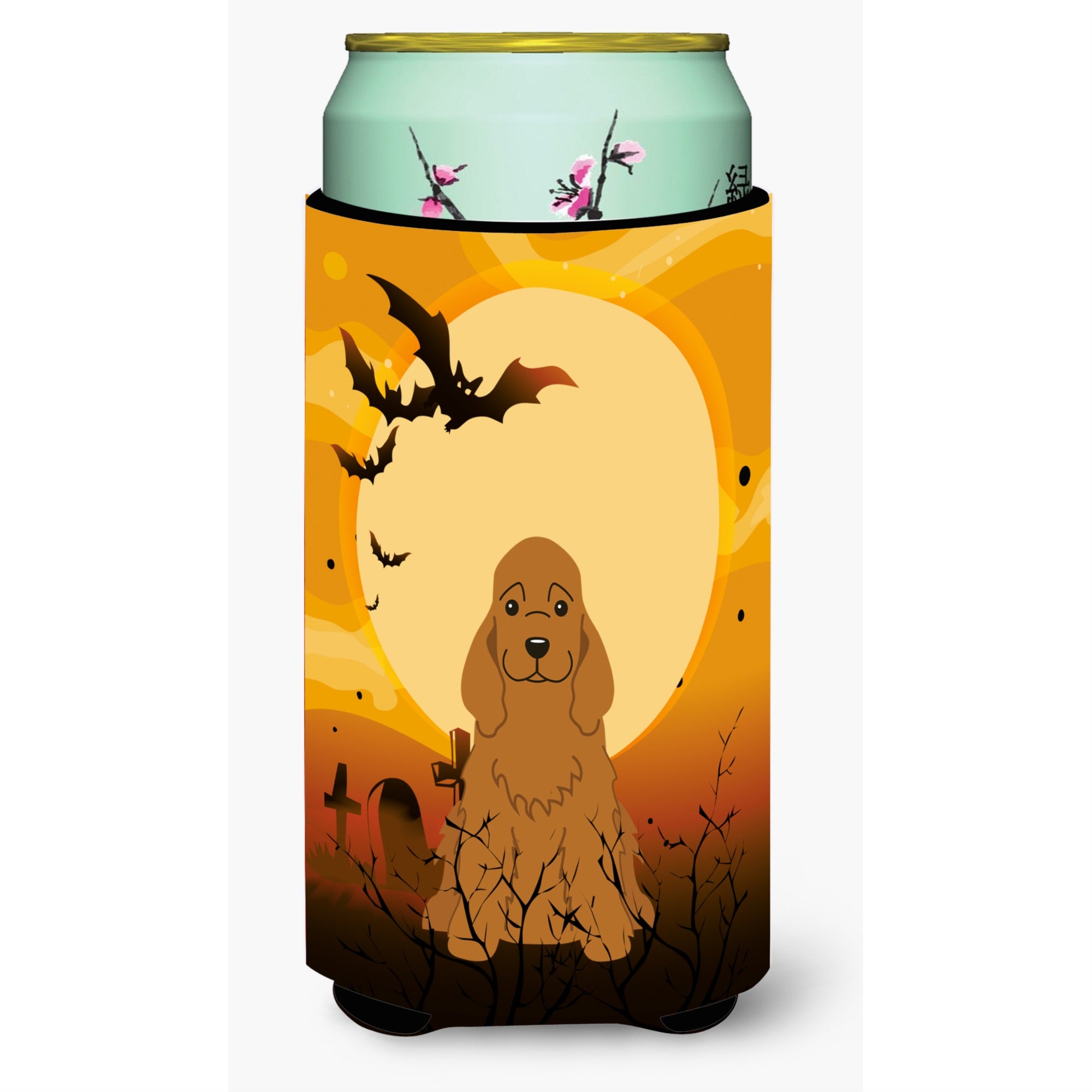 'Caroline'S Treasures Halloween Cocker Spaniel Red Tall Boy Beverage Insulator Hugger Bb4361Tbc, Multicolor''