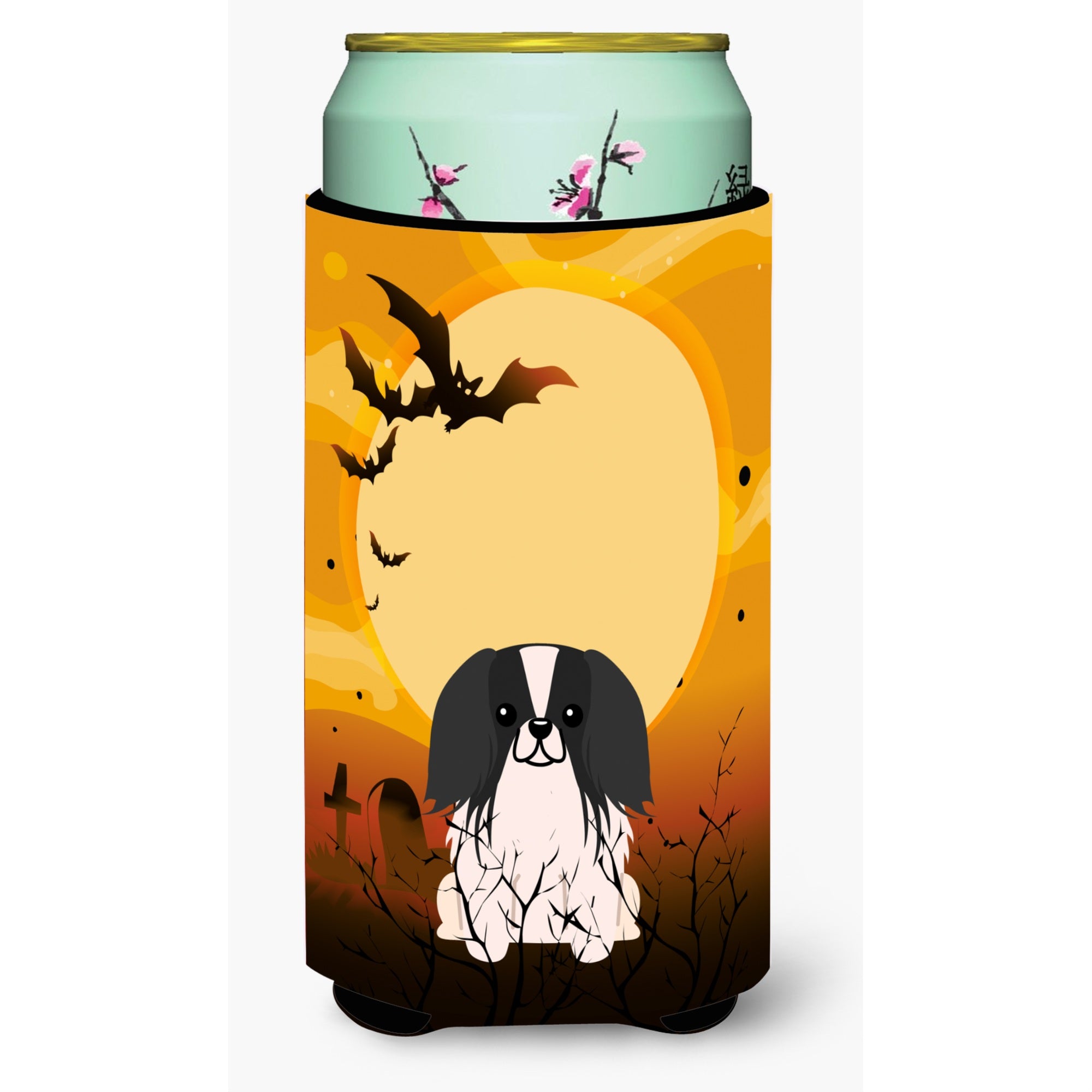 'Caroline'S Treasures Halloween Pekingnese Black White Tall Boy Beverage Insulator Hugger Bb4371Tbc, Multicolor''