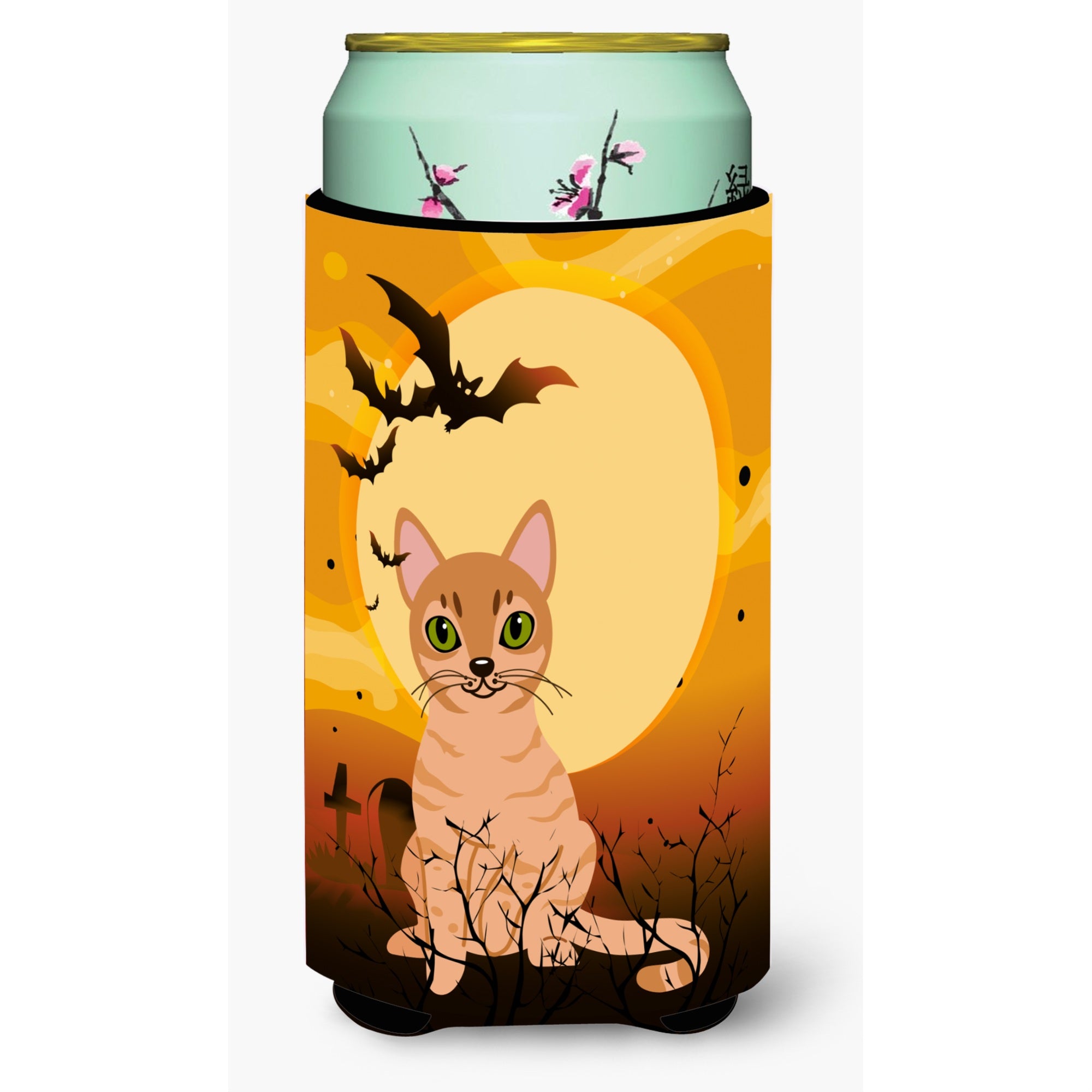 'Caroline'S Treasures Halloween Australian Mist Cat Tall Boy Beverage Insulator Hugger, Multicolor''