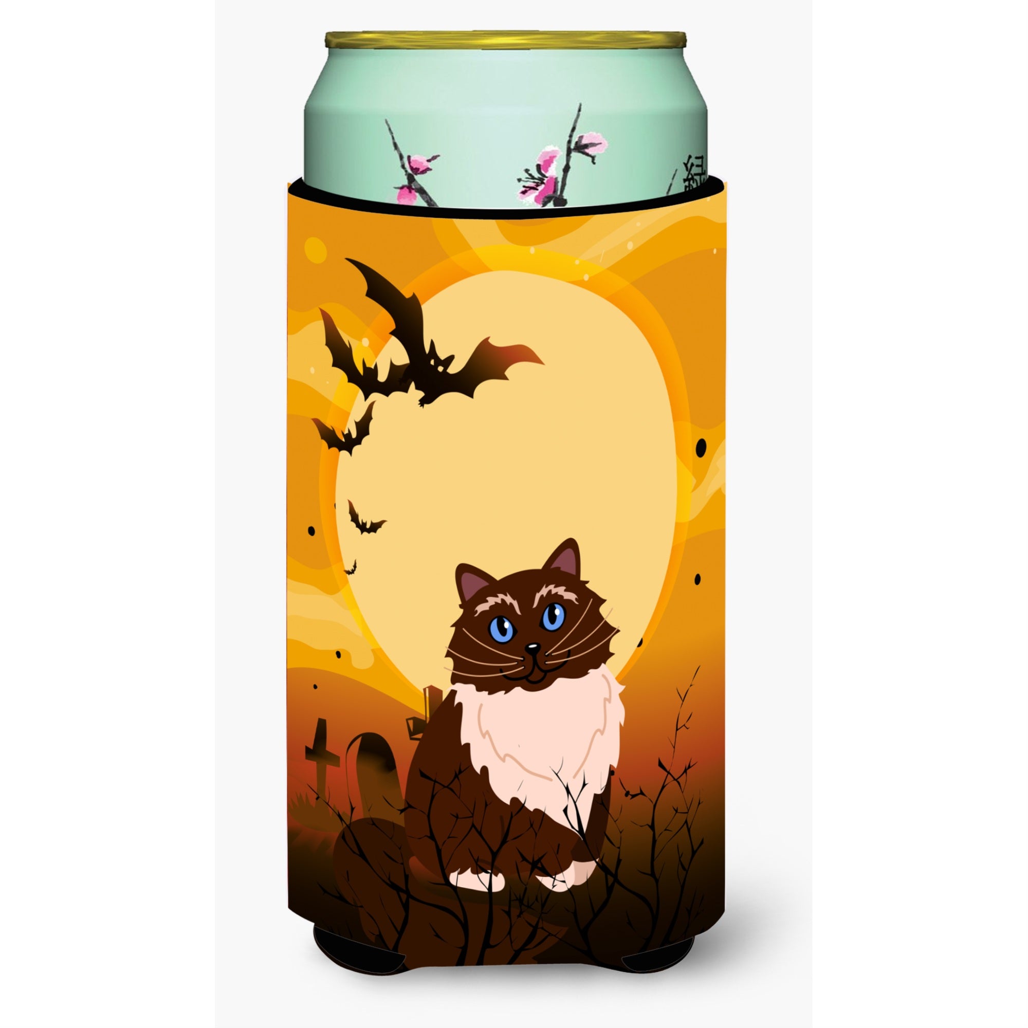 'Caroline'S Treasures Halloween Himalayan Cat Tall Boy Beverage Insulator Hugger, Multicolor''