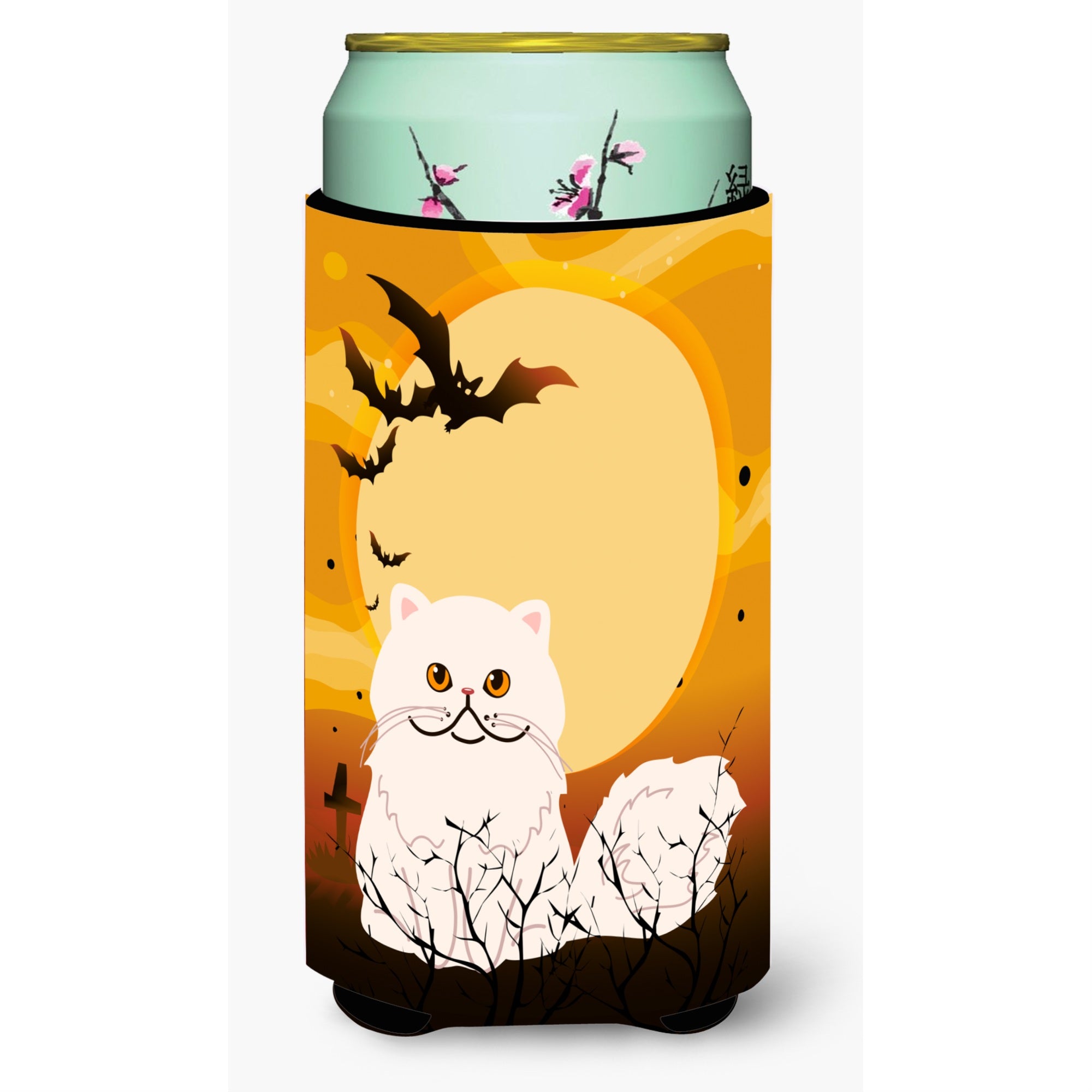 'Caroline'S Treasures Halloween Persian Cat Tall Boy Beverage Insulator Hugger, Multicolor''