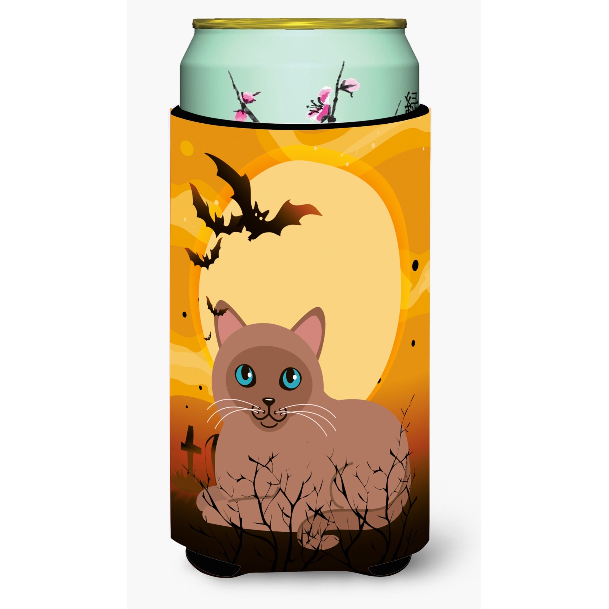 'Caroline'S Treasures Halloween Tonkinese Cat Tall Boy Beverage Insulator Hugger, Multicolor''