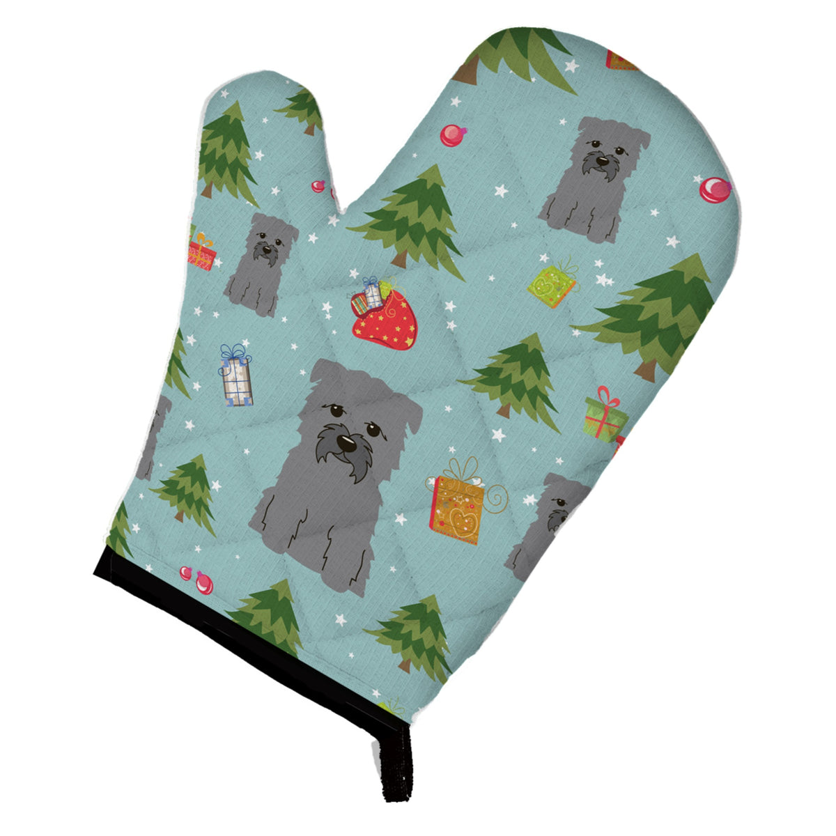 'Caroline'S Treasures Bb4719Ovmt Christmas Glen Of Imal Grey Oven Mitt, 12'''' By 8.5'''', Multicolor''
