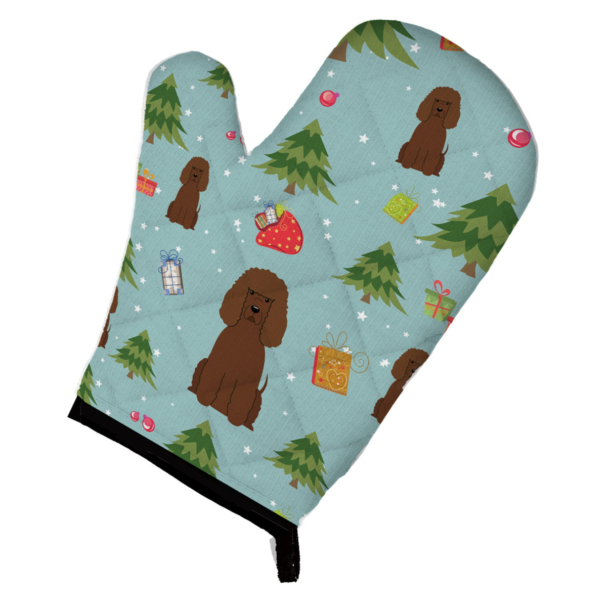 'Caroline'S Treasures Bb4723Ovmt Christmas Irish Water Spaniel Oven Mitt, 12'''' By 8.5'''', Multicolor''