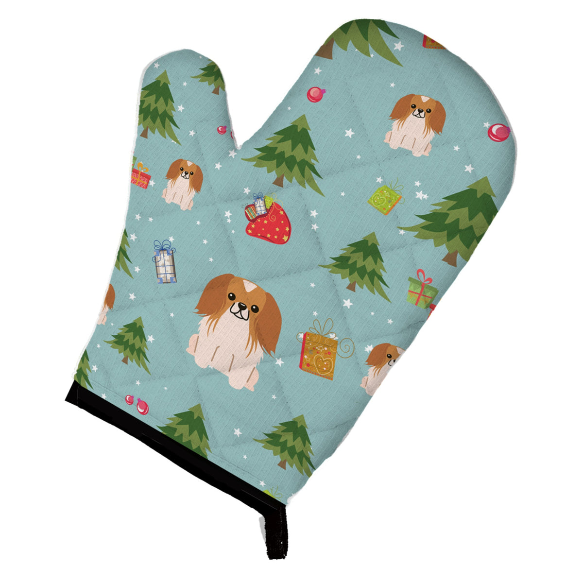 'Caroline'S Treasures Bb4763Ovmt Christmas Pekingnese Red White Oven Mitt, 12'''' By 8.5'''', Multicolor''