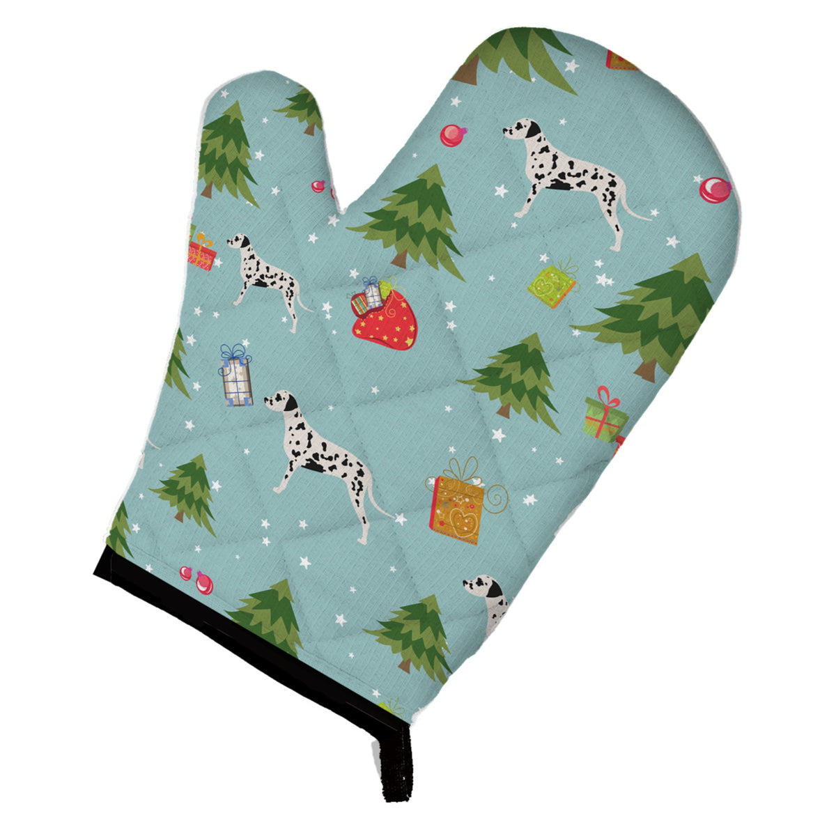 'Caroline'S Treasures Bb4807Ovmt Christmas Dalmatian Oven Mitt, 12'''' By 8.5'''', Multicolor''
