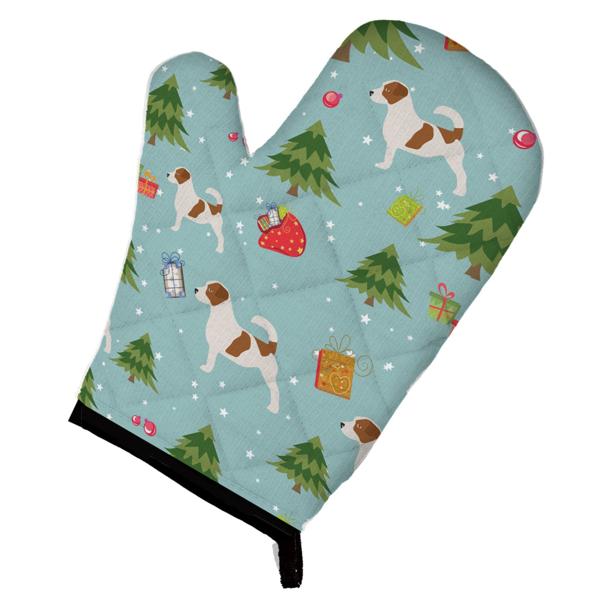 'Caroline'S Treasures Bb4831Ovmt Christmas Jack Russell Terrier Oven Mitt, 12'''' By 8.5'''', Multicolor''