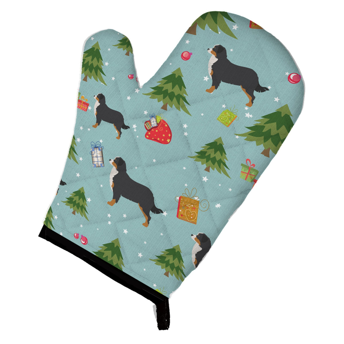 'Caroline'S Treasures Bb4843Ovmt Christmas Bernese Mountain Dog Oven Mitt, 12'''' By 8.5'''', Multicolor''