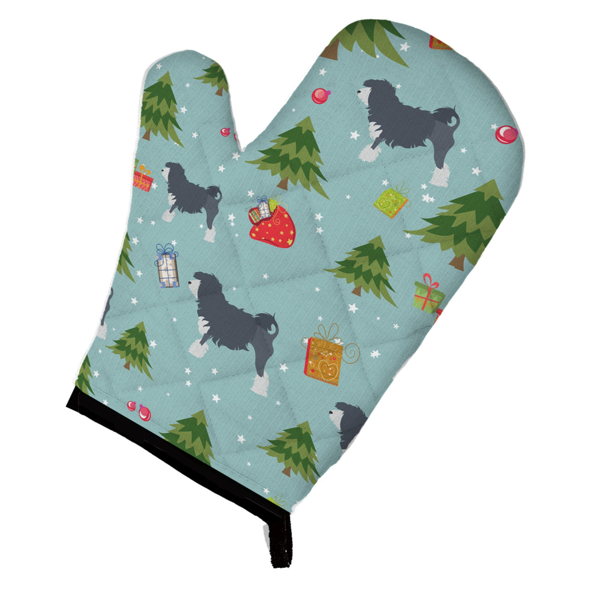 'Caroline'S Treasures Bb4859Ovmt Christmas Lowchen Oven Mitt, 12'''' By 8.5'''', Multicolor''