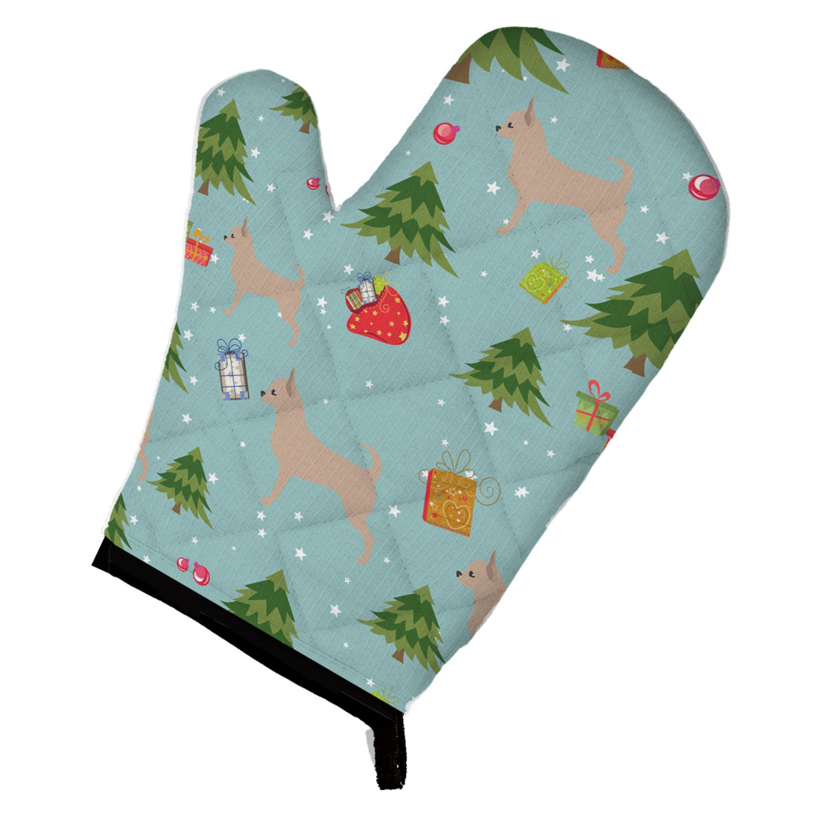 'Caroline'S Treasures Bb4874Ovmt Christmas Chihuahua Oven Mitt, 12'''' By 8.5'''', Multicolor''