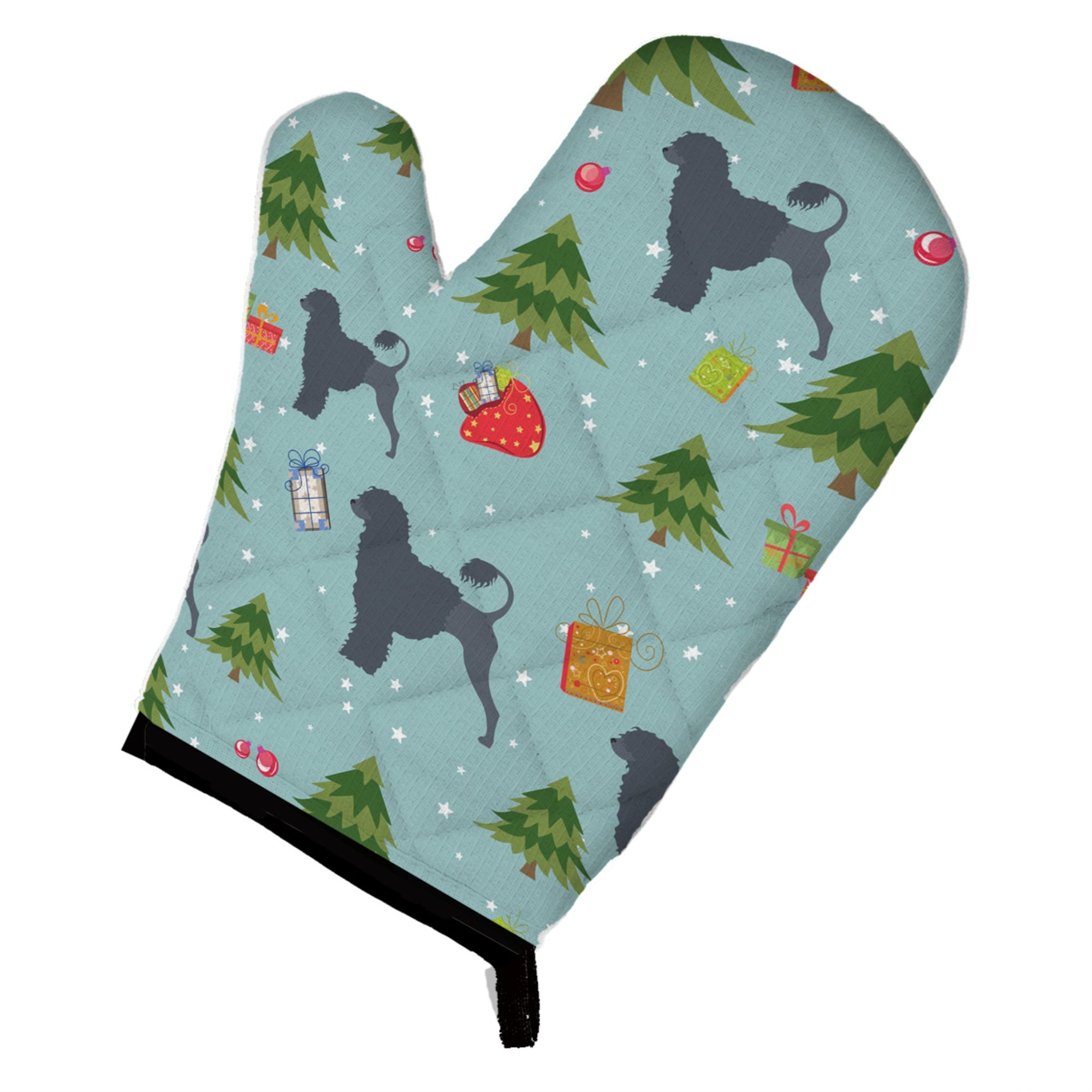 'Caroline'S Treasures Bb4892Ovmt Christmas Portuguese Water Dog Oven Mitt, 12'''' By 8.5'''', Multicolor''