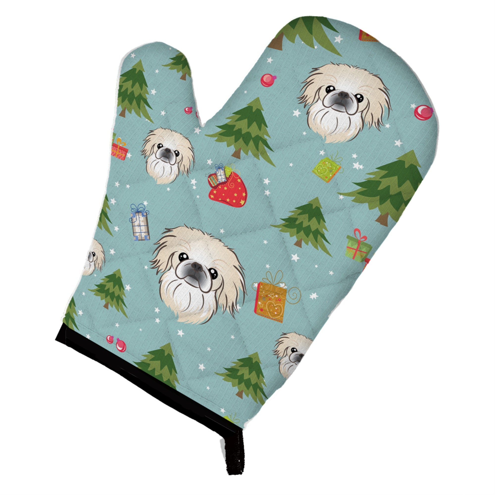 'Caroline'S Treasures Bb5010Ovmt Christmas Pekingese Oven Mitt, 12'''' By 8.5'''', Multicolor''