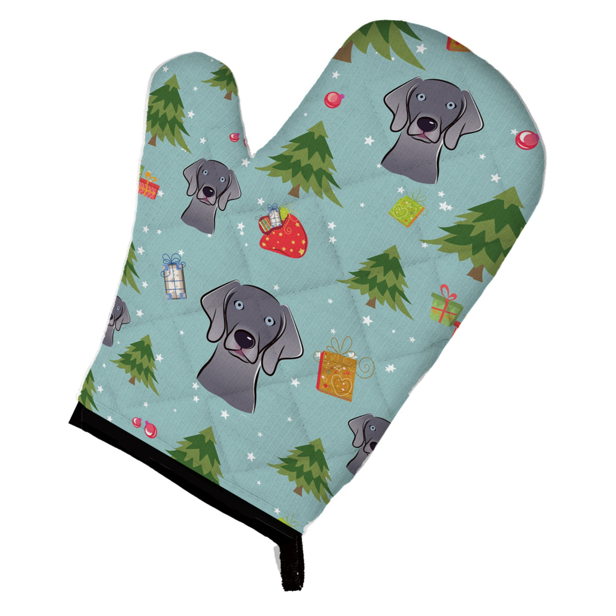 'Caroline'S Treasures Bb5020Ovmt Christmas Weimaraner Oven Mitt, 12'''' By 8.5'''', Multicolor''