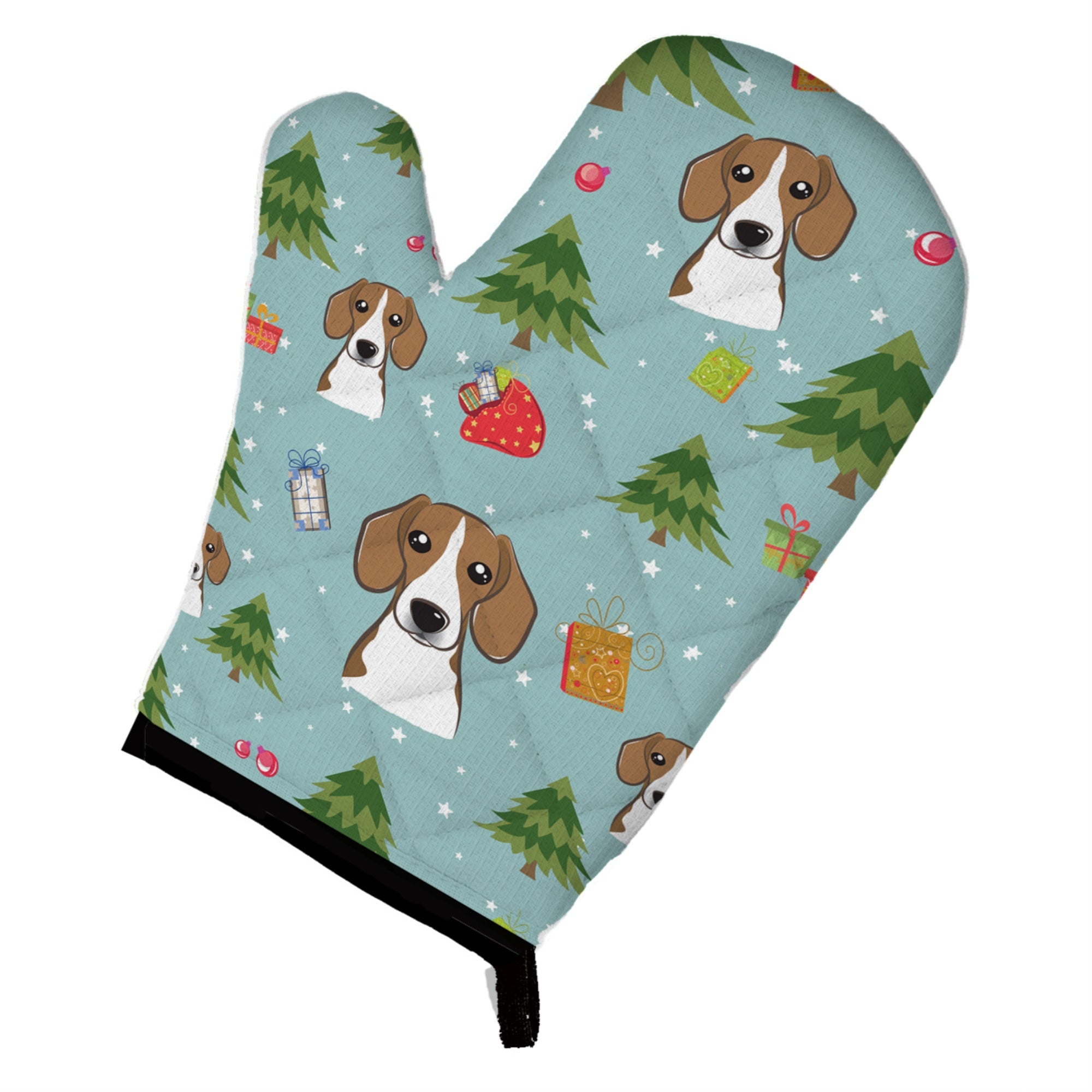 'Caroline'S Treasures Bb5028Ovmt Christmas Beagle Oven Mitt, 12'''' By 8.5'''', Multicolor''
