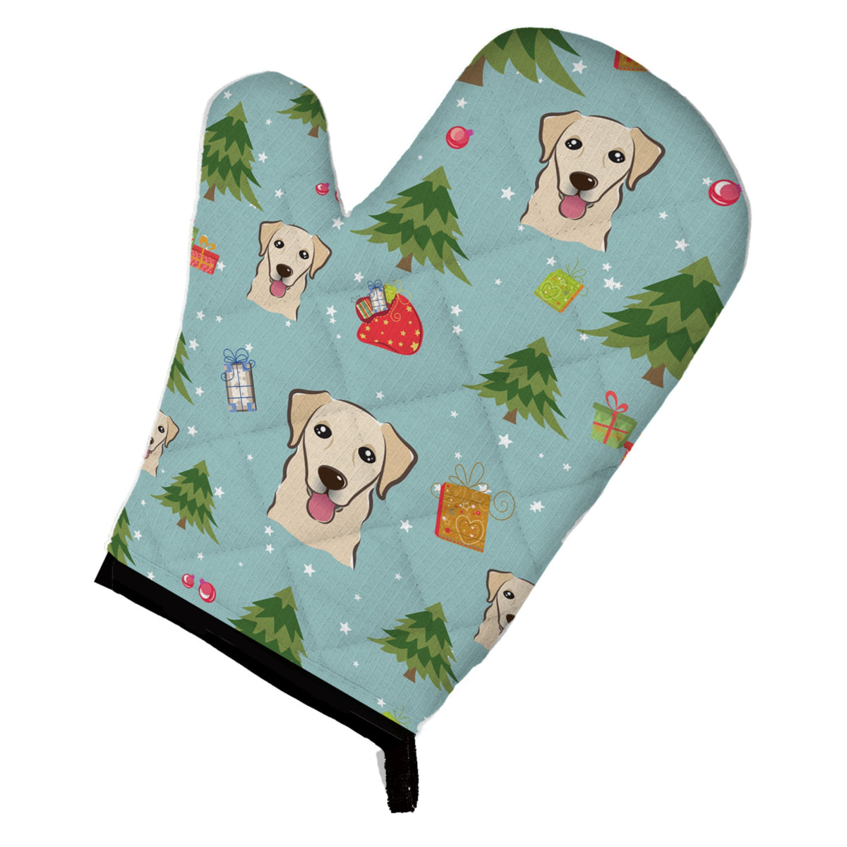 'Caroline'S Treasures Bb5041Ovmt Christmas Golden Retriever Oven Mitt, 12'''' By 8.5'''', Multicolor''