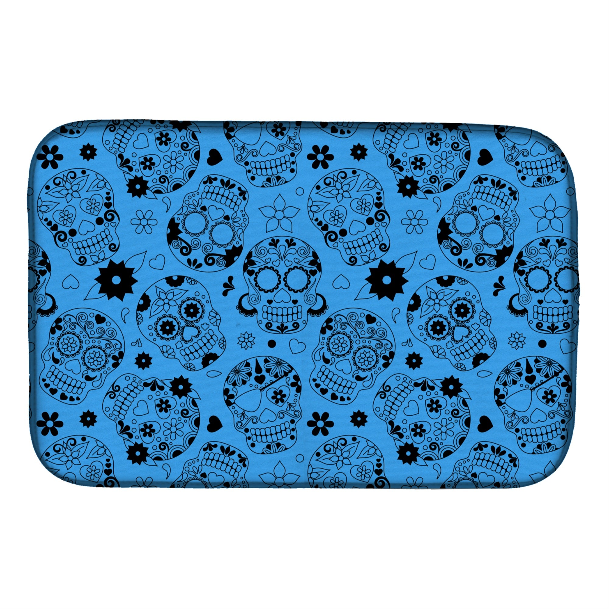 'Caroline'S Treasures Day Of The Dead Red Dish Drying Mat, 14'''' X 21''''''