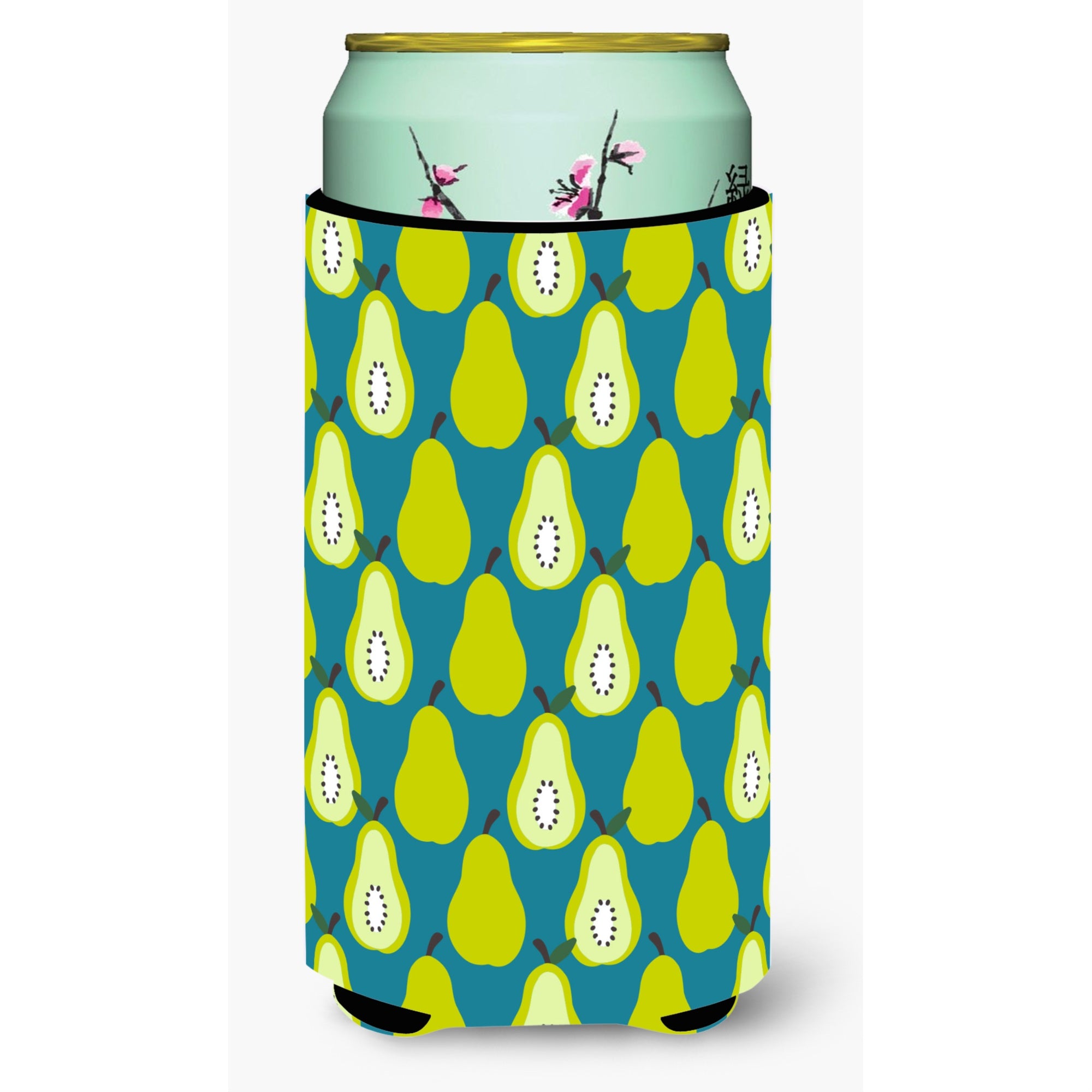 'Caroline'S Treasures Pears On Green Tall Boy Beverage Insulator Hugger, Multicolor''