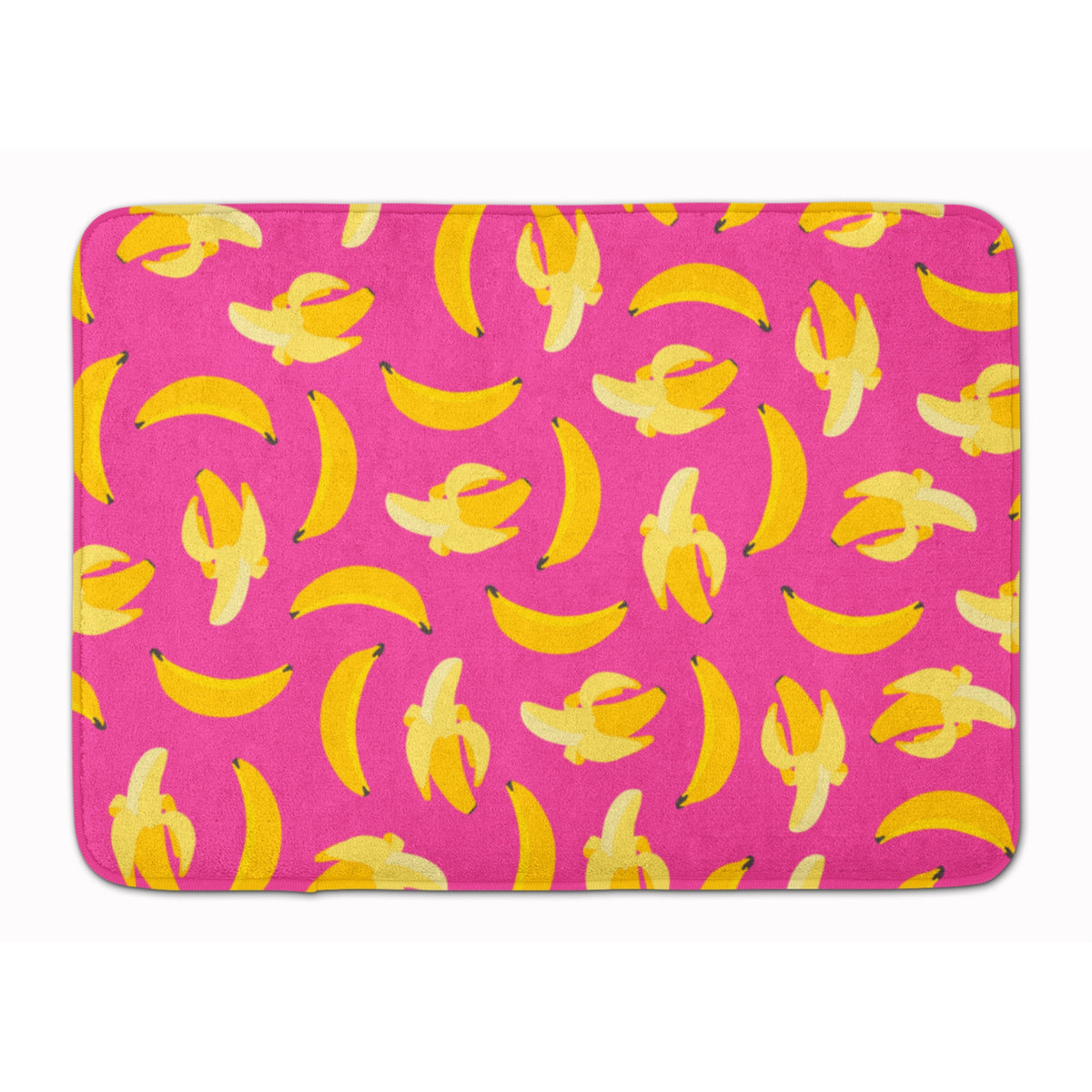 'Caroline'S Treasures Bananas On Pink Floor Mat, 19'''' X 27'''', Multicolor''