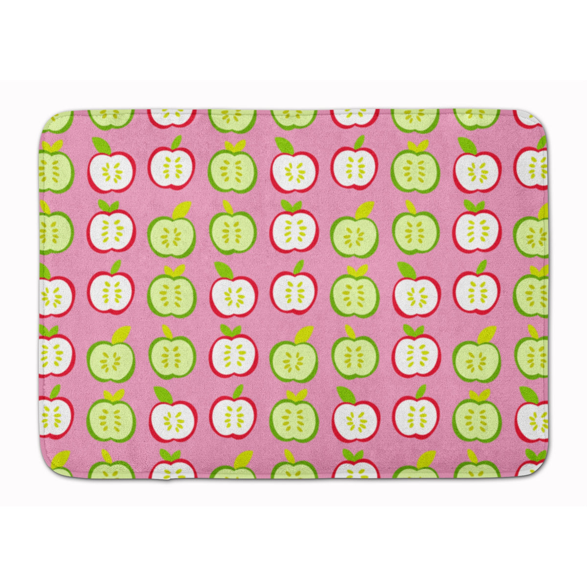 'Caroline'S Treasures Apples On Pink Floor Mat, 19'''' X 27'''', Multicolor''