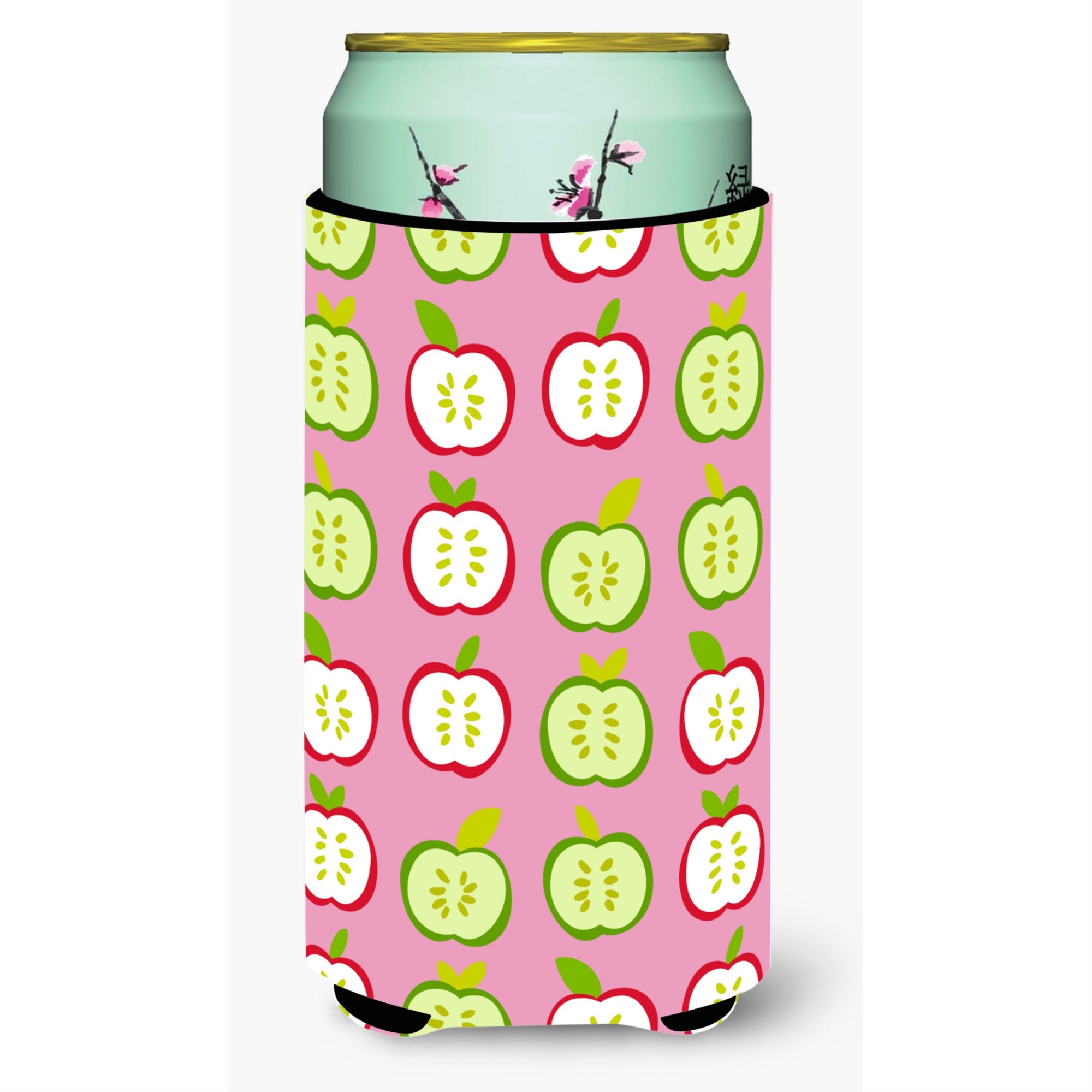 'Caroline'S Treasures Apples On Pink Tall Boy Beverage Insulator Hugger, Multicolor''