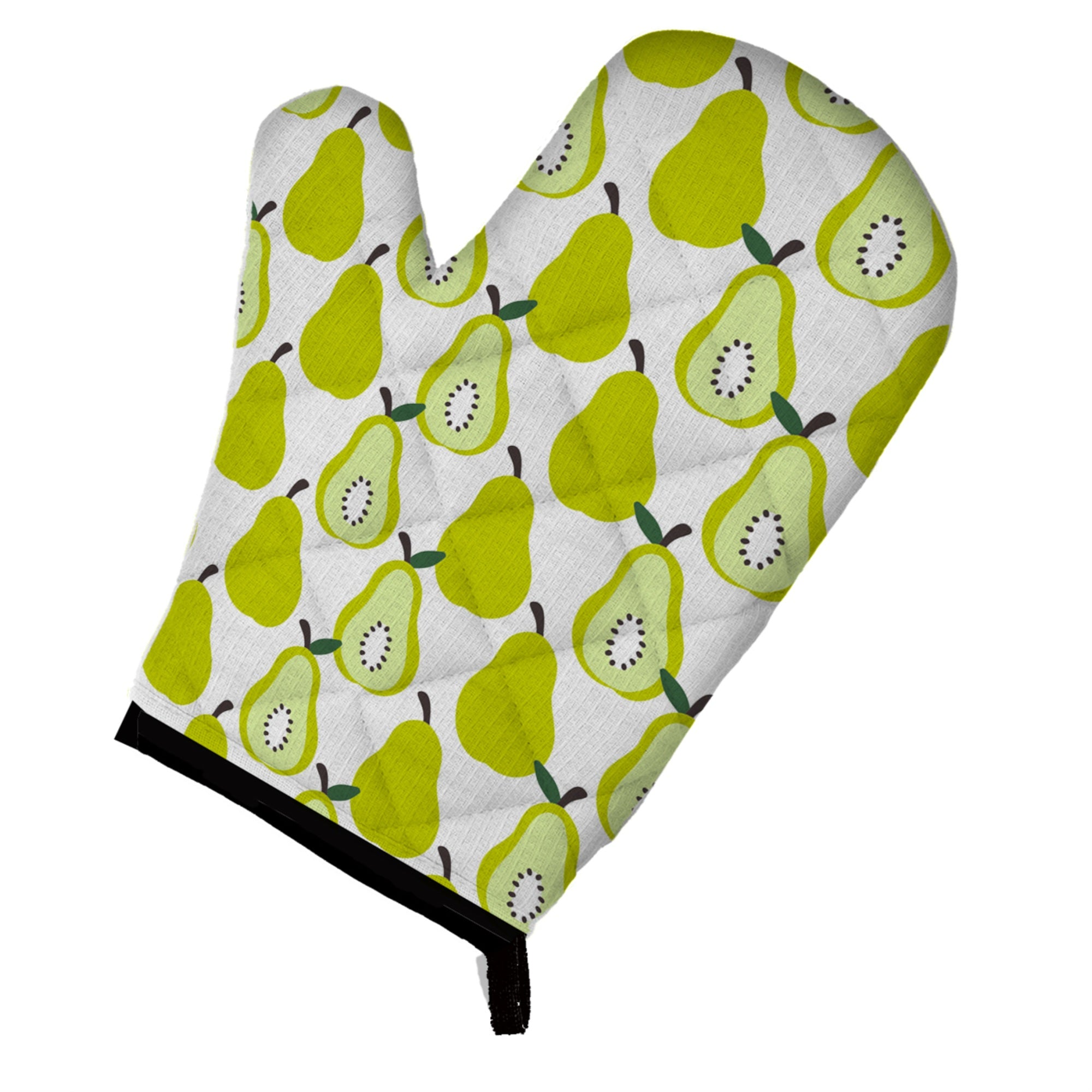 'Caroline'S Treasures Pears On White Oven Mitt, Multicolor, 12'''' X 8.5''''''