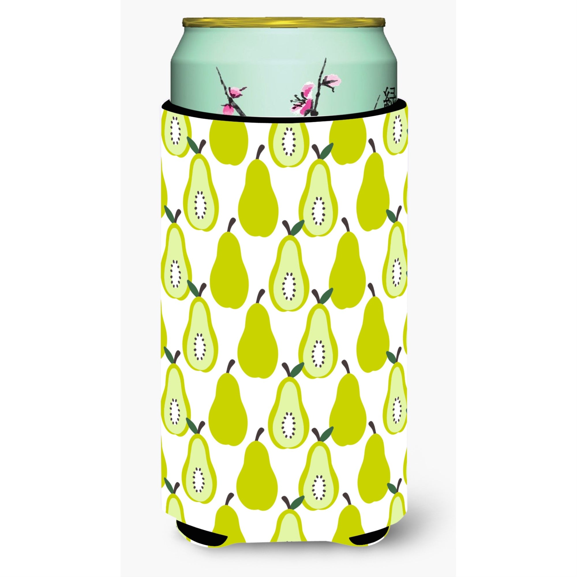 'Caroline'S Treasures Pears On White Tall Boy Beverage Insulator Hugger, Multicolor''