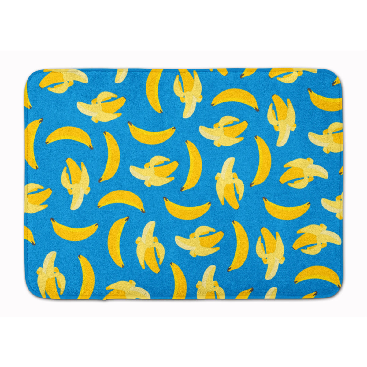 'Caroline'S Treasures Bananas On Blue Floor Mat, 19'''' X 27'''', Multicolor''