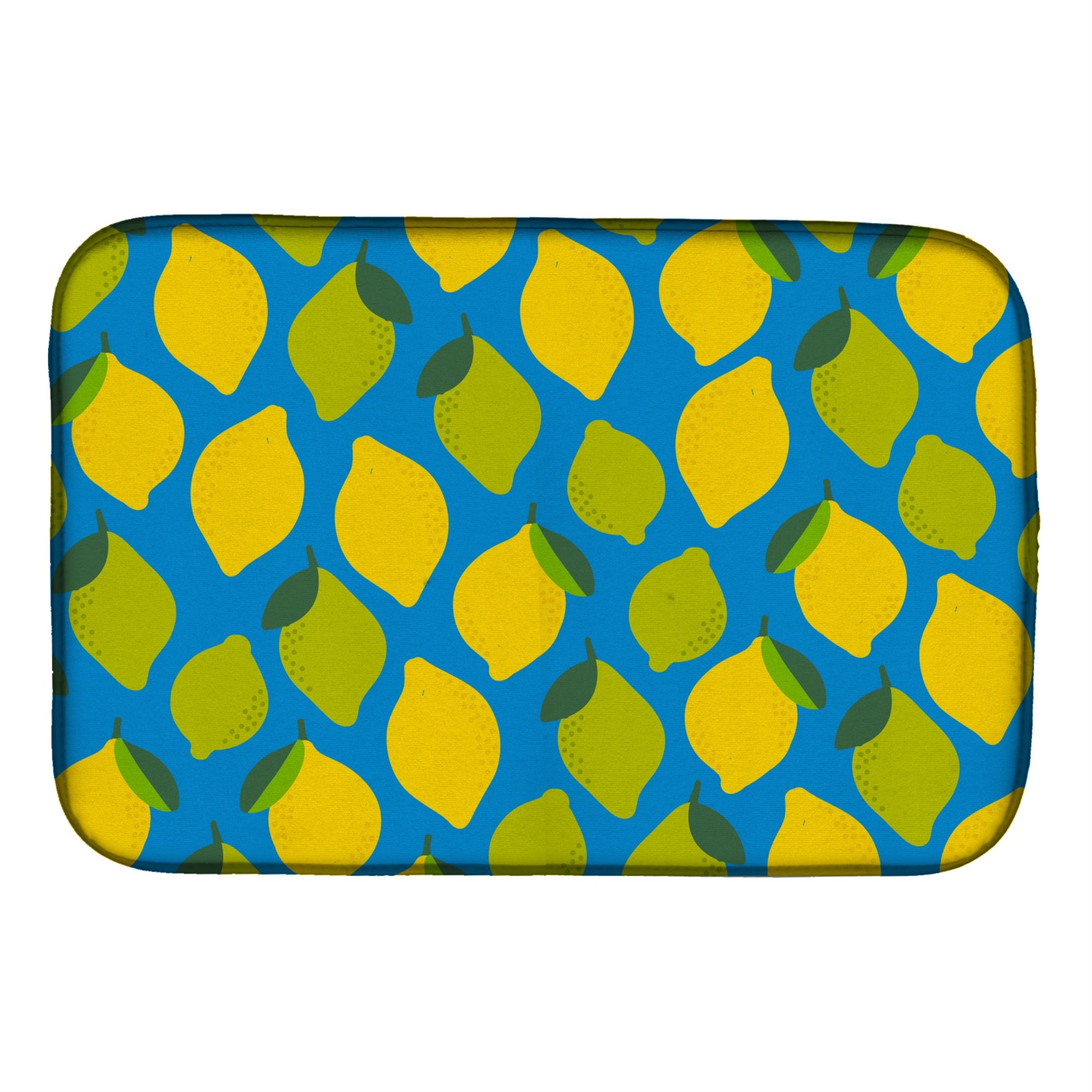 'Caroline'S Treasures Lemons And Limes Dish Drying Mat, 14'''' X 21'''', Multicolor''