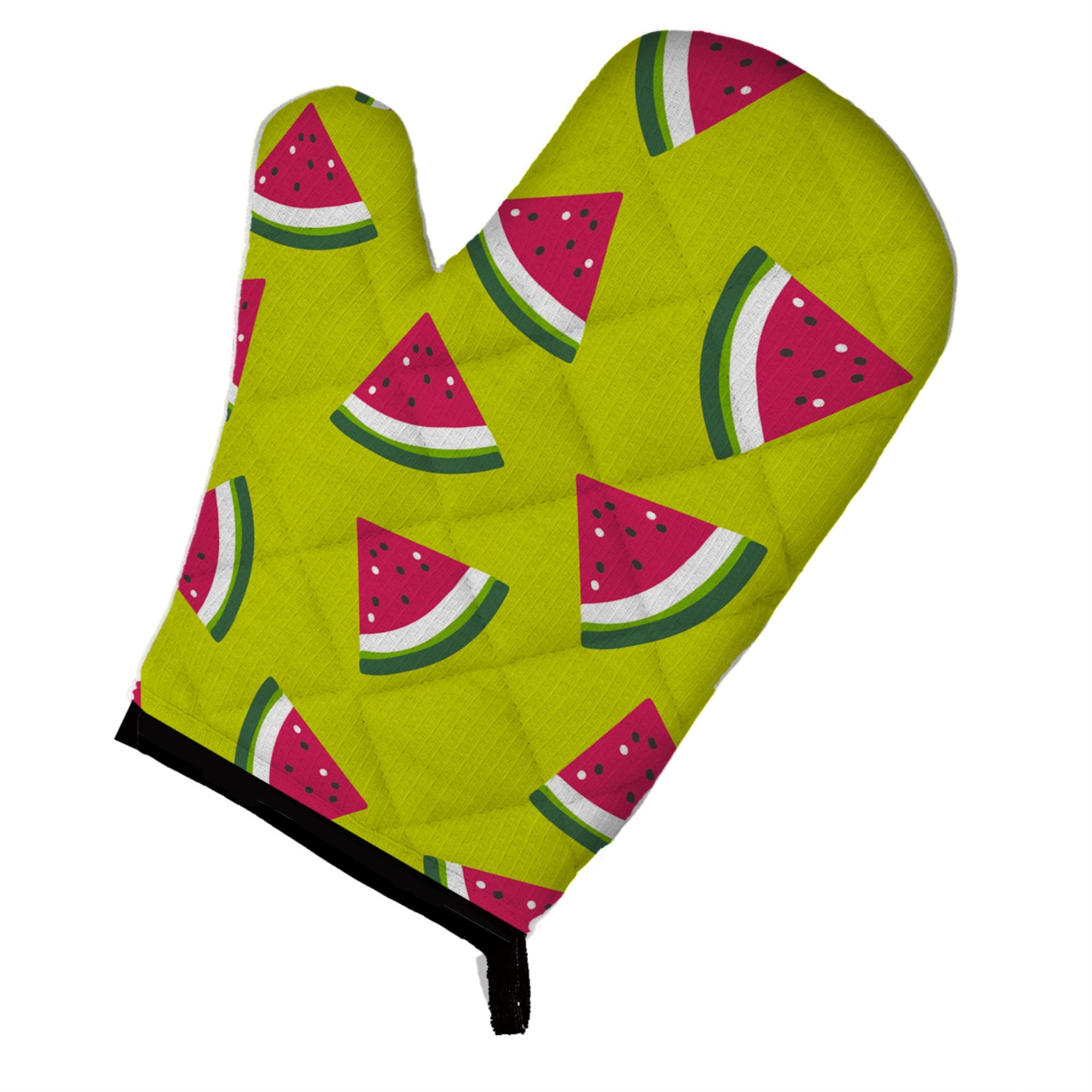 'Caroline'S Treasures Watermelon On Lime Green Oven Mitt, Multicolor, 12'''' X 8.5''''''