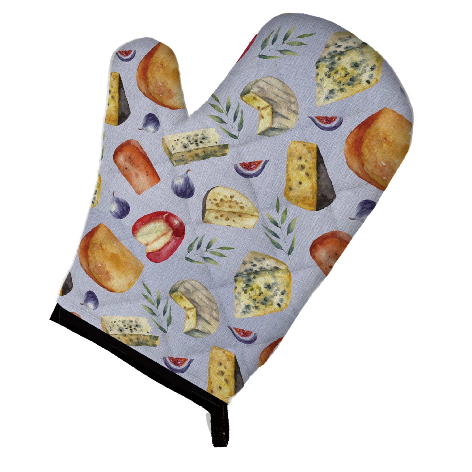 'Caroline'S Treasures Bb5198Ovmt Assortment Of Cheeses Oven Mitt, 12'''' H X 8.5'''' W, Multicolor''