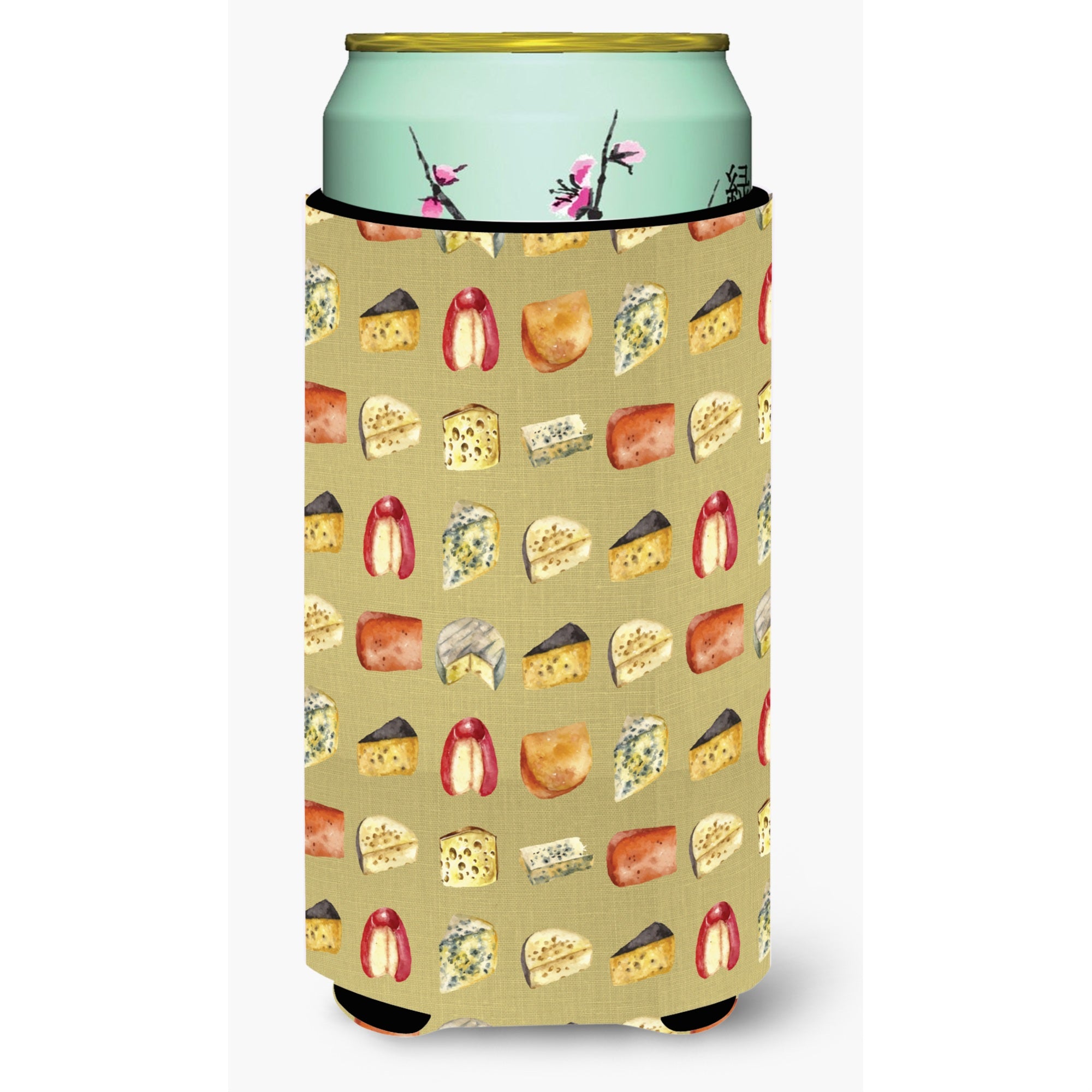 'Caroline'S Treasures Cheeses Tall Boy Beverage Insulator Hugger, Multicolor''