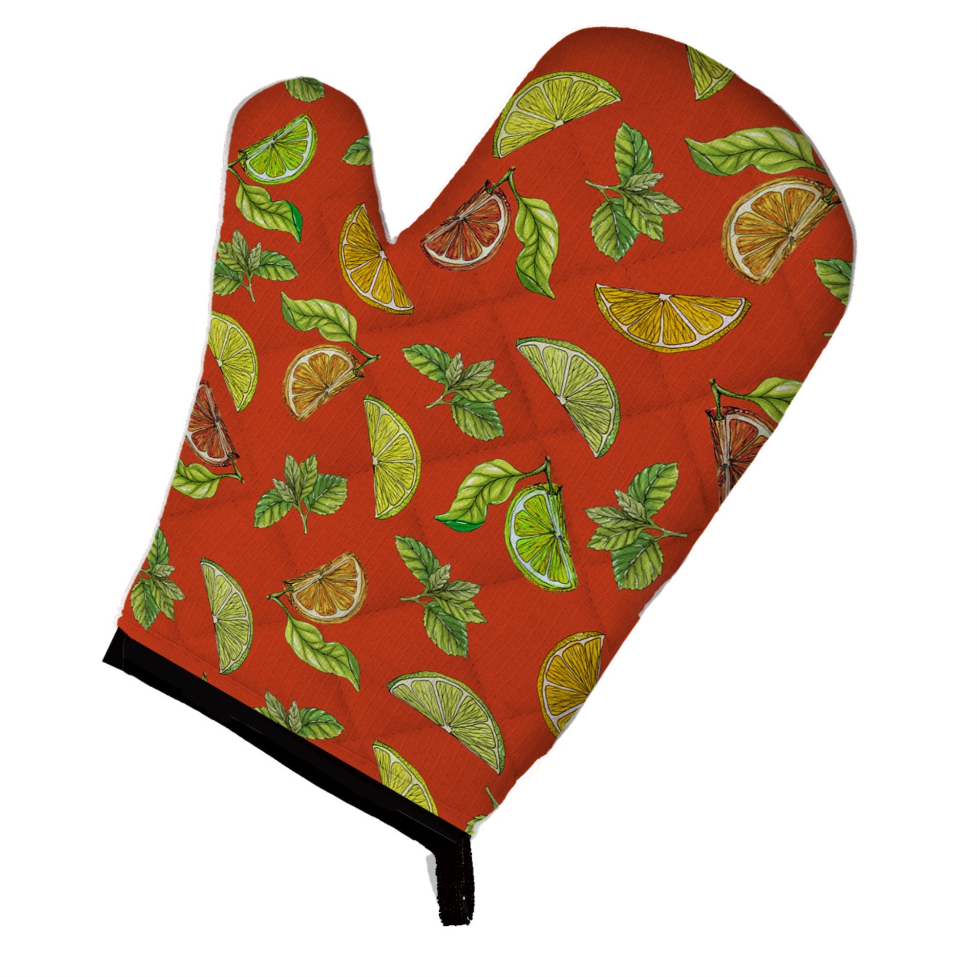 'Caroline'S Treasures Bb5205Ovmt Lemons, Limes & Oranges Oven Mitt, 12'''' H X 8.5'''' W, Multicolor''