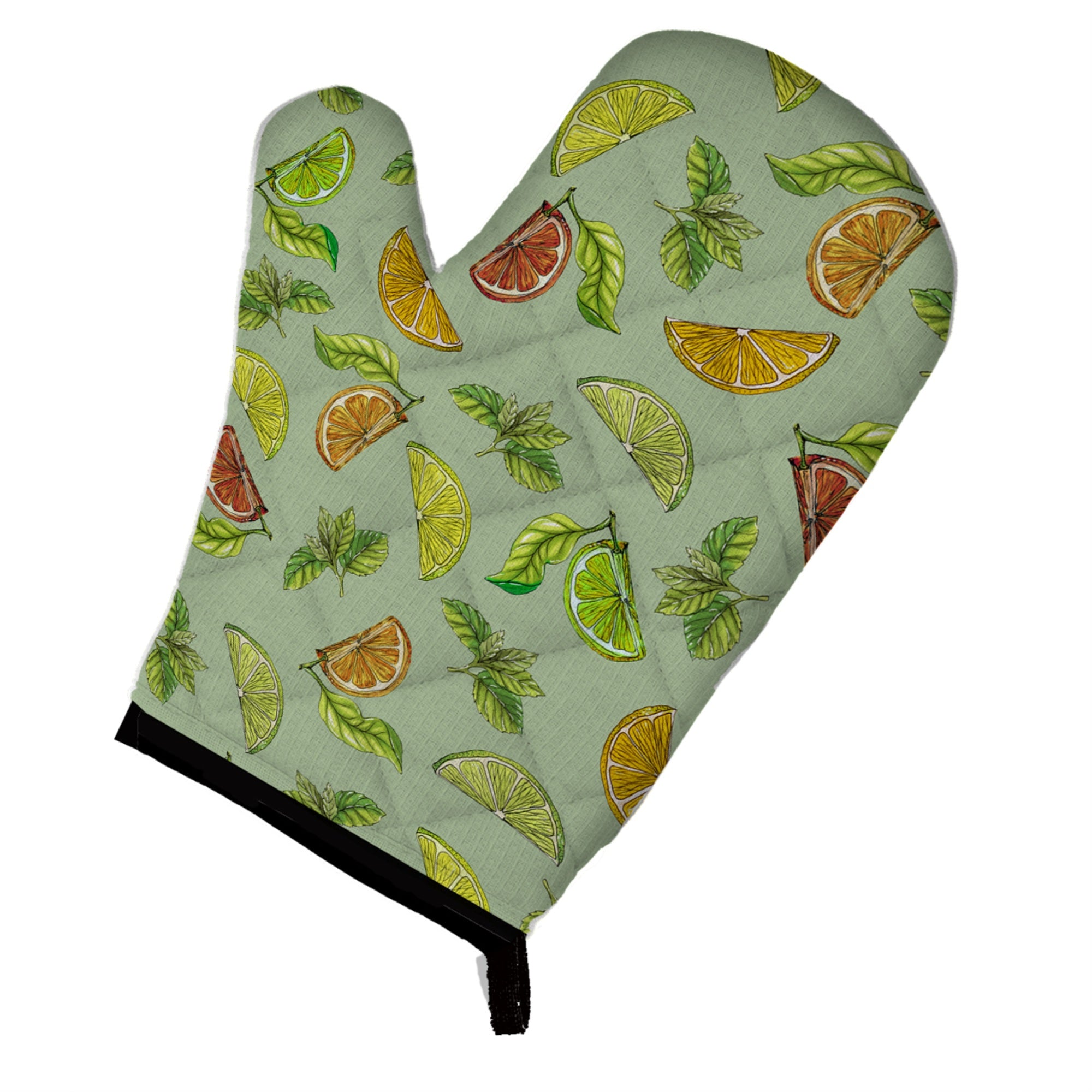 'Caroline'S Treasures Bb5206Ovmt Lemons, Limes & Oranges Oven Mitt, 12'''' H X 8.5'''' W, Multicolor''