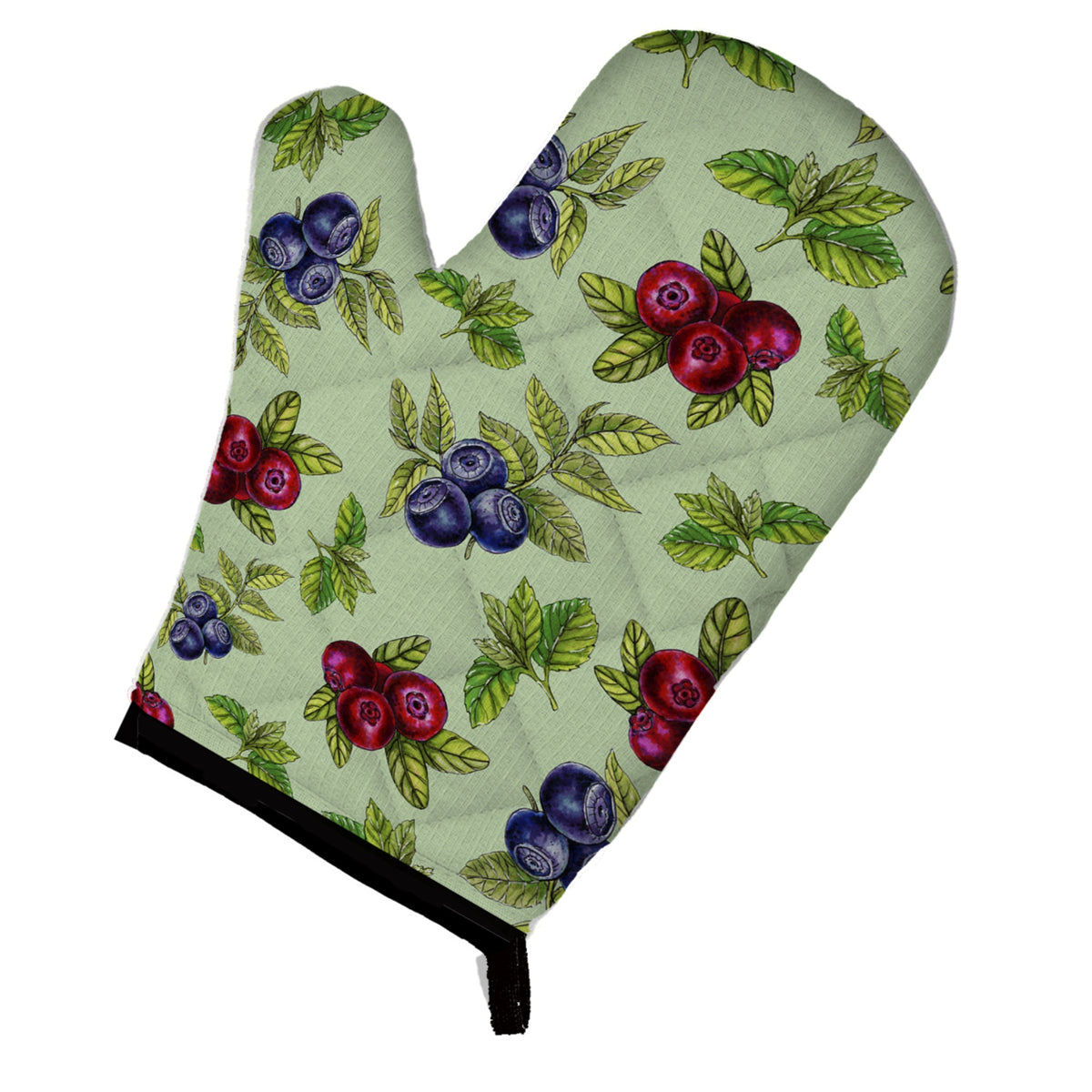 'Caroline'S Treasures Bb5208Ovmt Berries In Green Oven Mitt, 12'''' H X 8.5'''' W, Multicolor''
