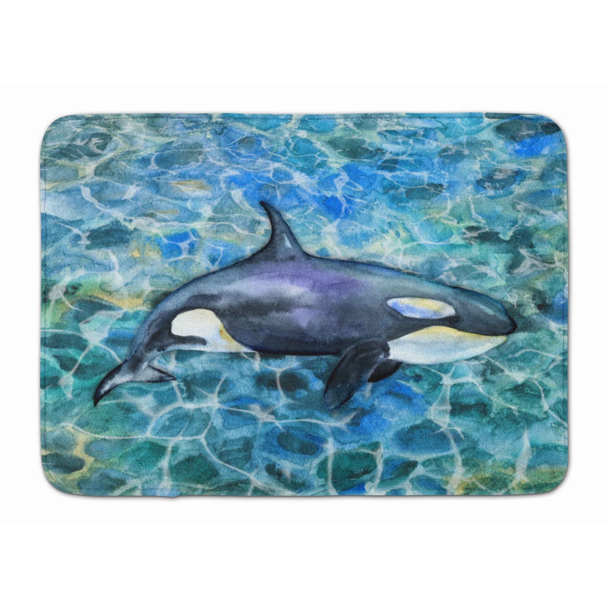 Carolines Treasures Killer Whale Orca Floor Mat, 19 H x 27 W, Multicolor