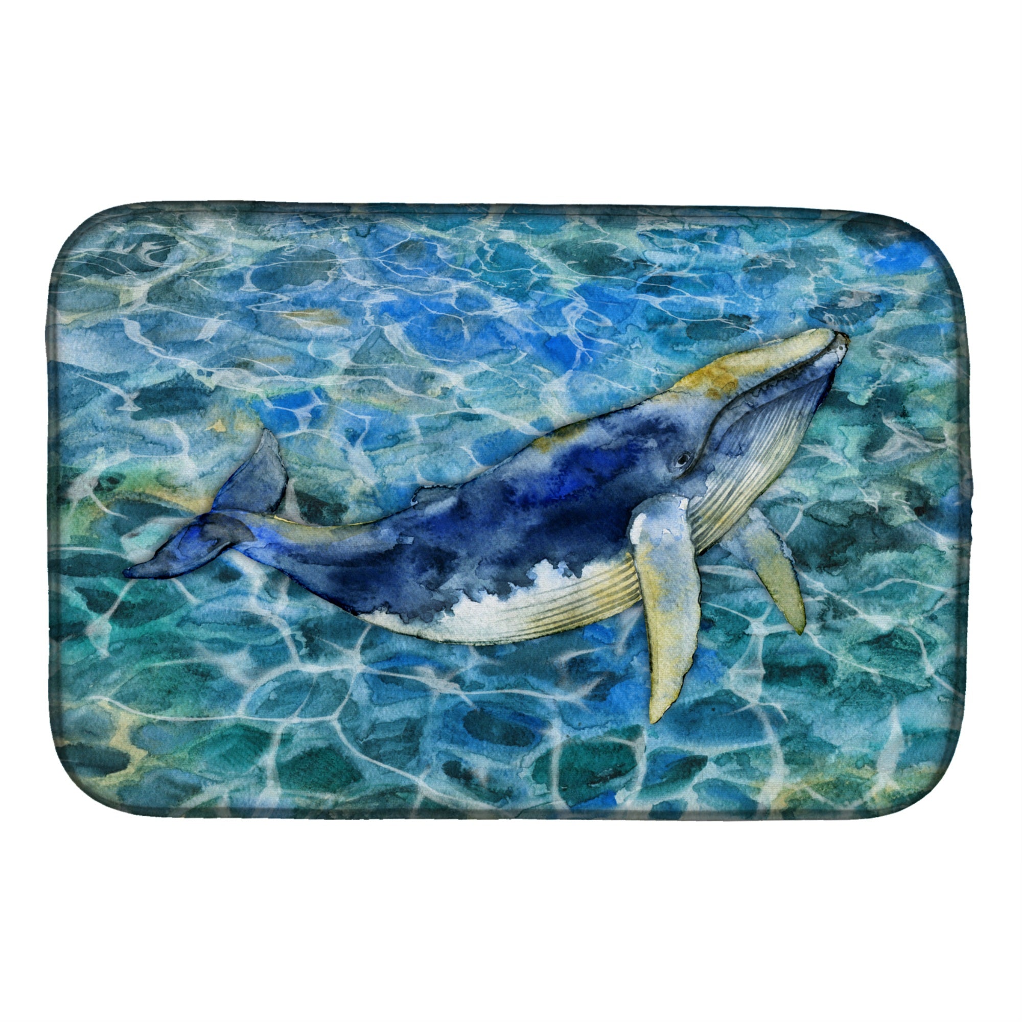 'Caroline'S Treasures Humpback Whale Dish Drying Mat, 14'''' X 21''''''