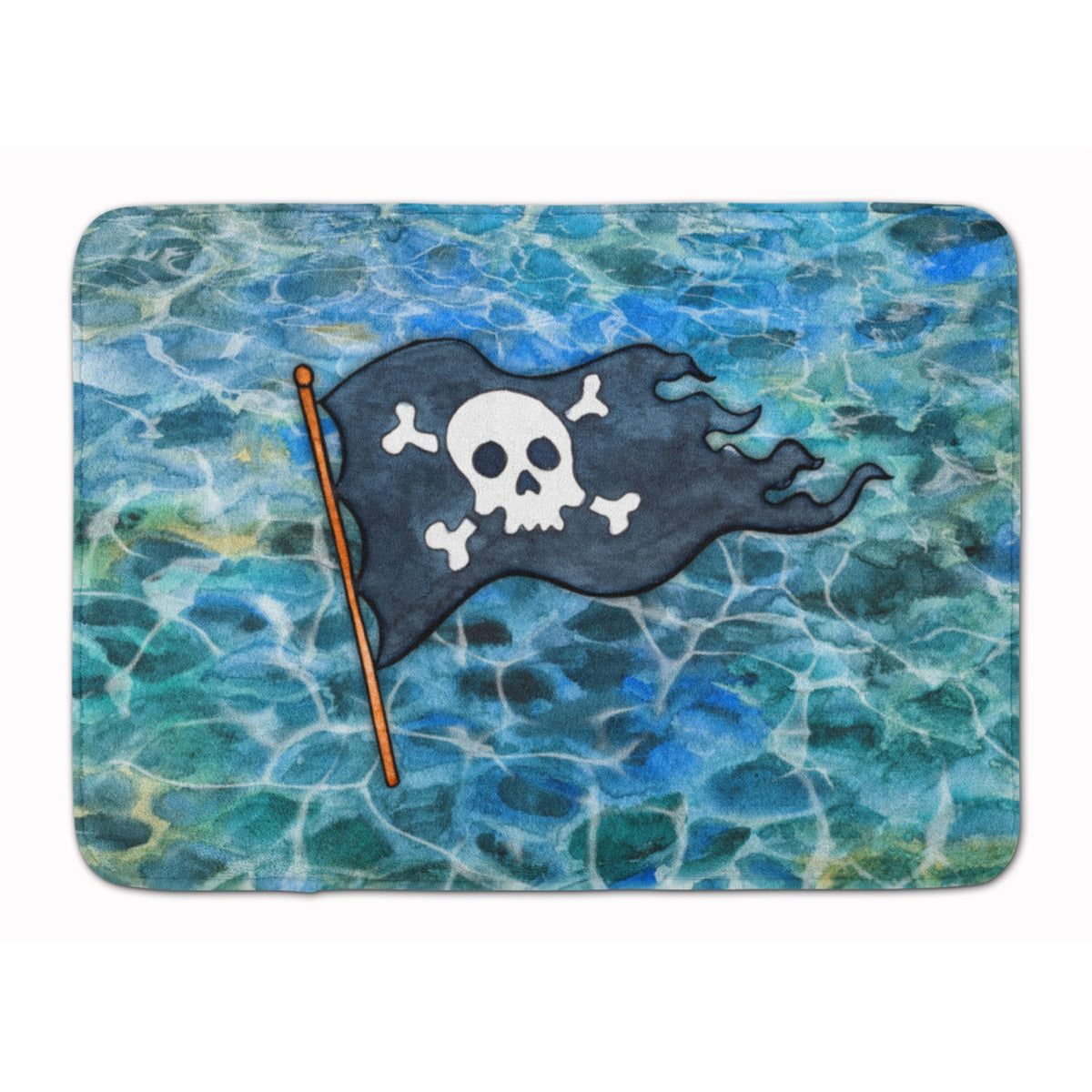 'Caroline'S Treasures Pirate Flag Floor Mat, 19 H X 27 W, Multicolor''