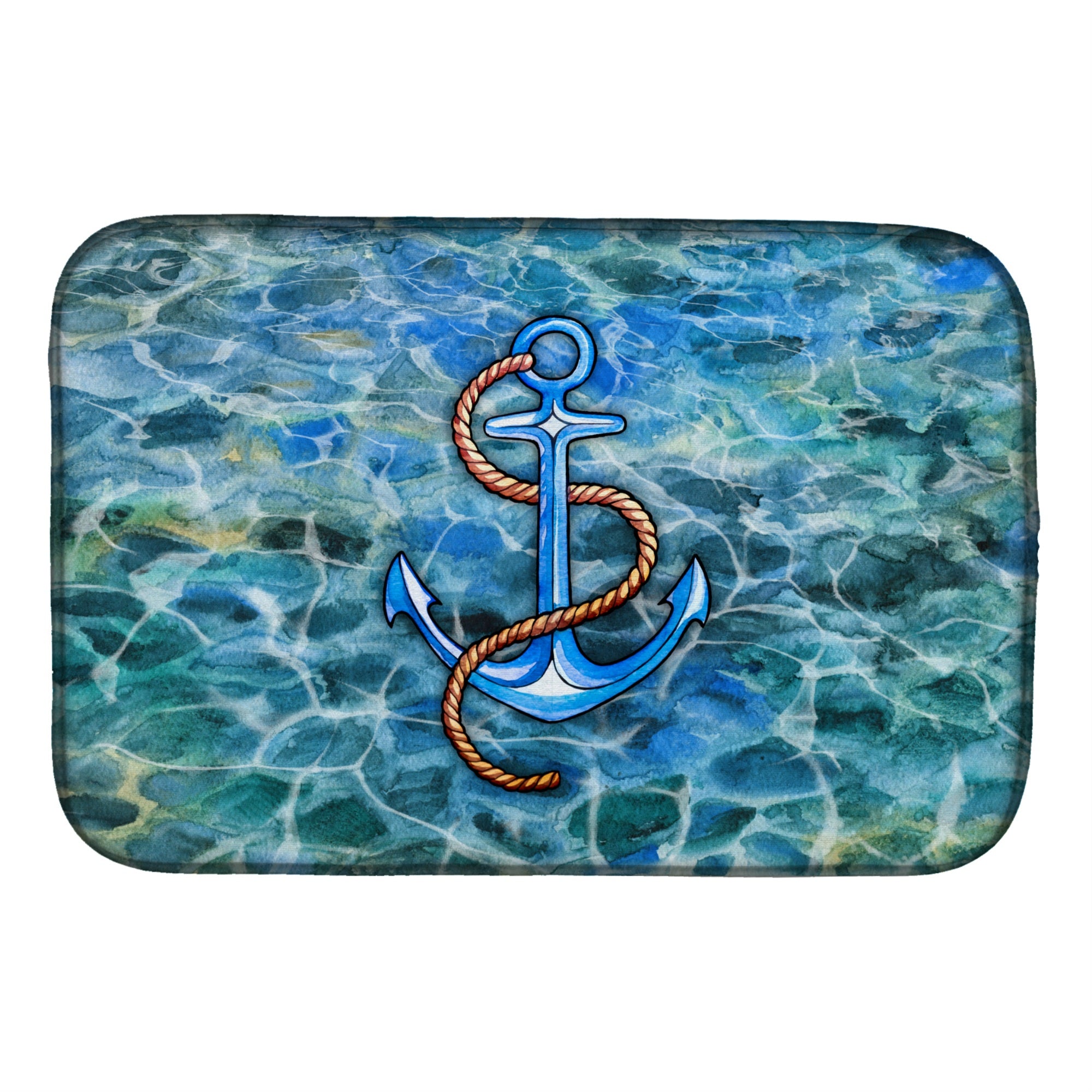 'Caroline'S Treasures Anchor Dish Drying Mat, 14'''' X 21''''''
