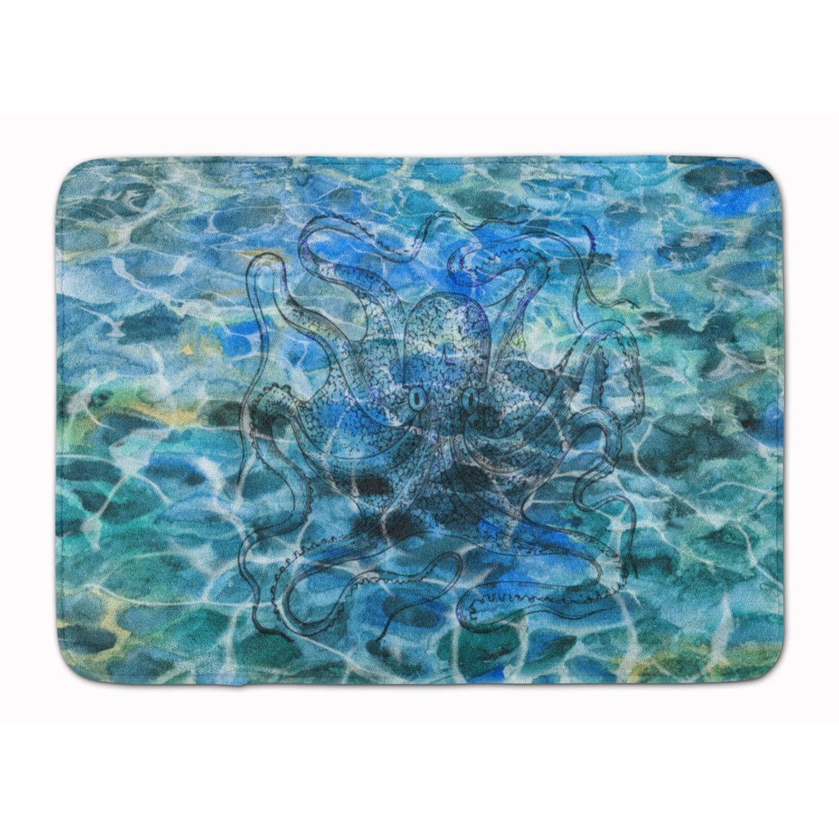 'Caroline'S Treasures Octopus Under Water Floor Mat, 19 H X 27 W, Multicolor''
