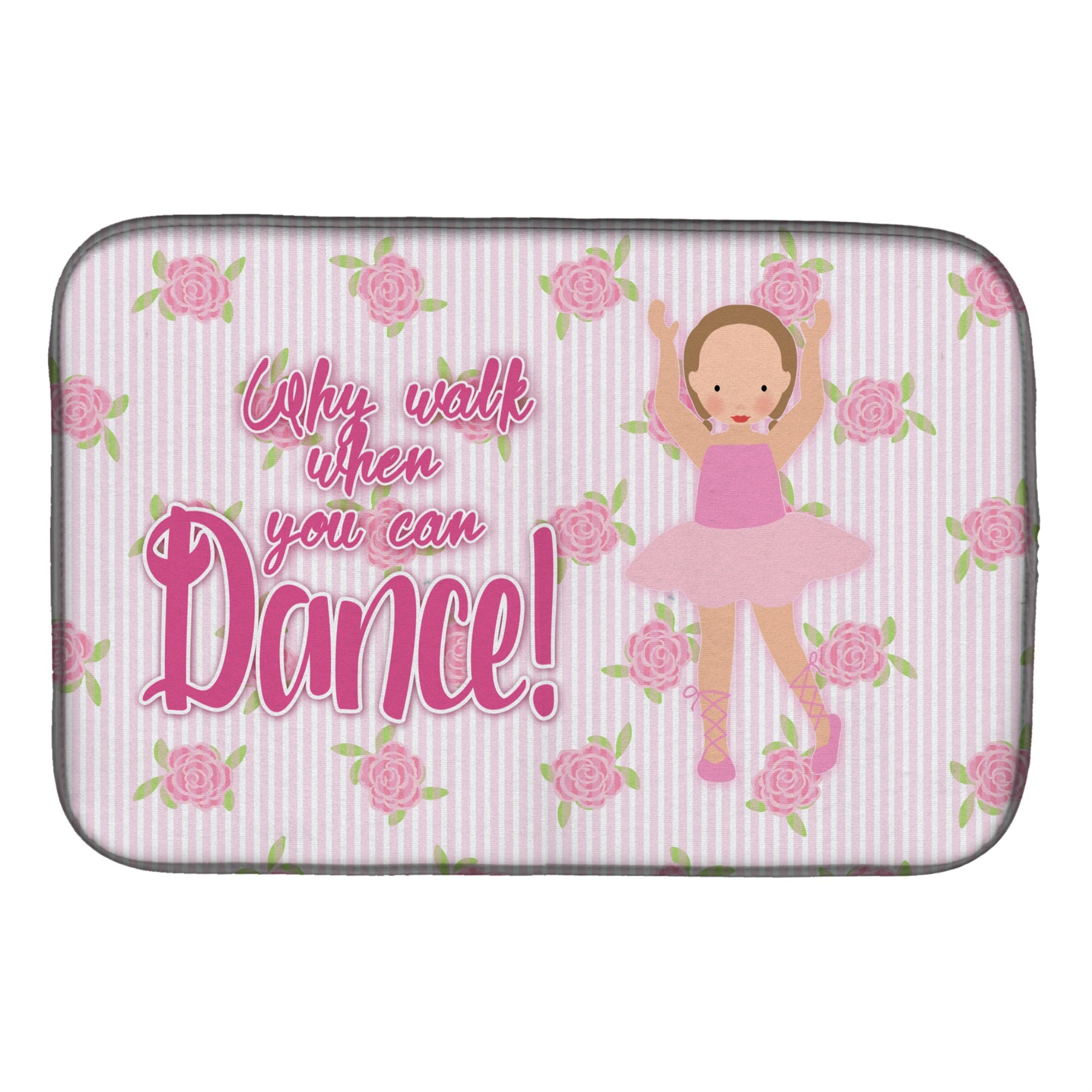 'Caroline'S Treasures Ballet Brown Short Hair Dish Drying Mat, 14'''' X 21''''''