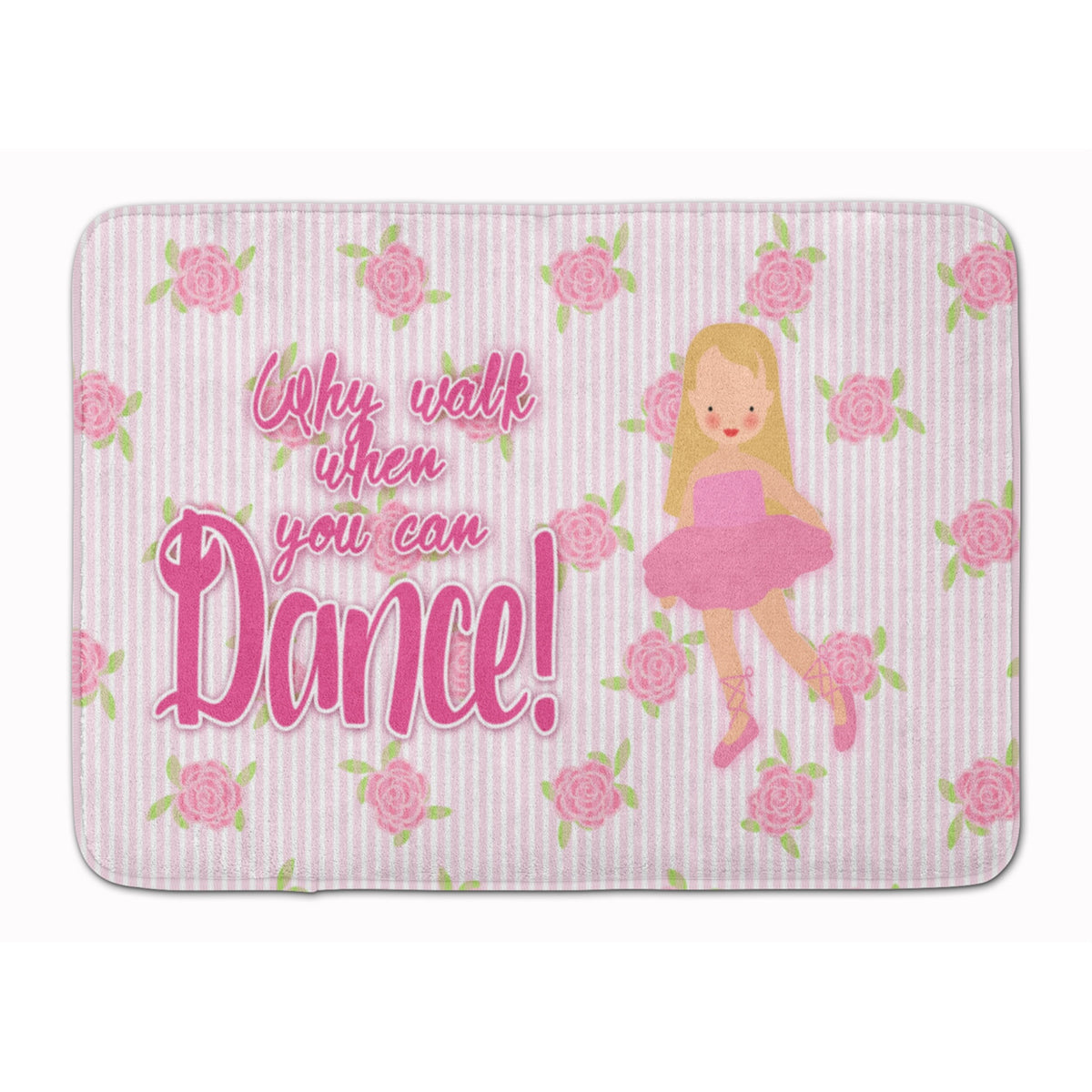 'Caroline'S Treasures Ballet Long Blonde Hair Floor Mat, 19 H X 27 W, Multicolor''
