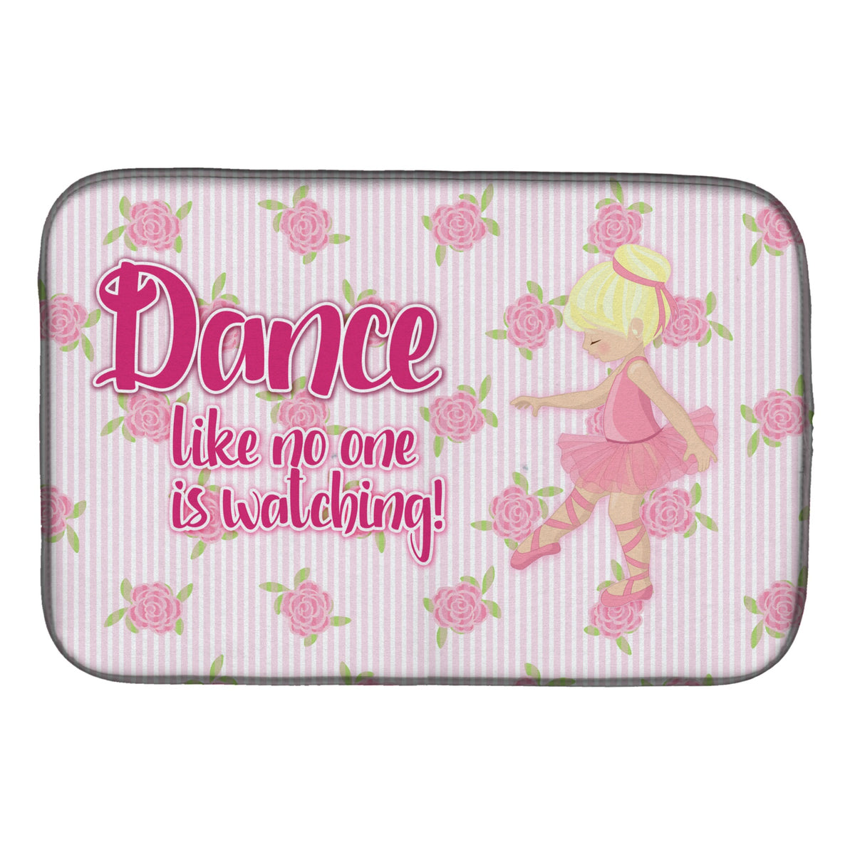 'Caroline'S Treasures Ballet Dance Blonde Dish Drying Mat, 14'''' X 21''''''