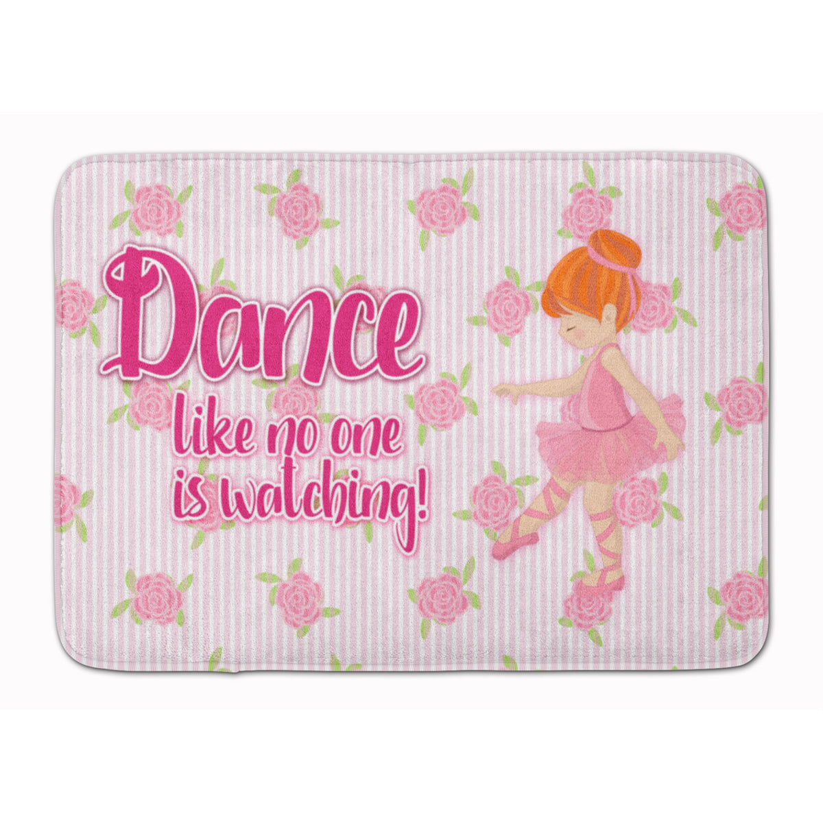 'Caroline'S Treasures Ballet Dance Red Hair Floor Mat, 19 H X 27 W, Multicolor''