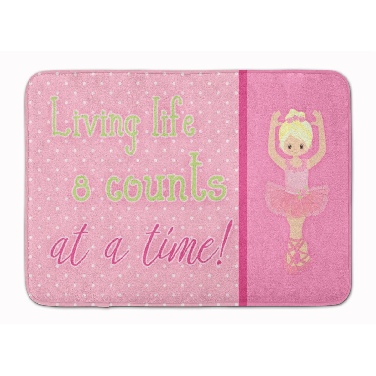 'Caroline'S Treasures Ballet In 8 Counts Blonde Floor Mat, 19 H X 27 W, Multicolor''