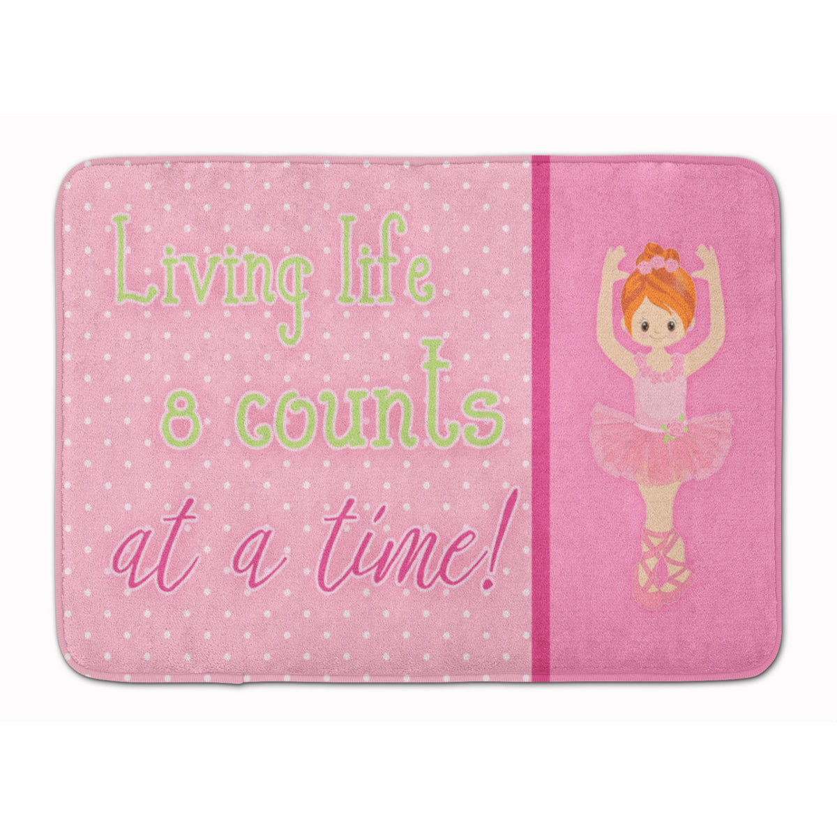 'Caroline'S Treasures Ballet In 8 Counts Red Hair Floor Mat, 19 H X 27 W, Multicolor''