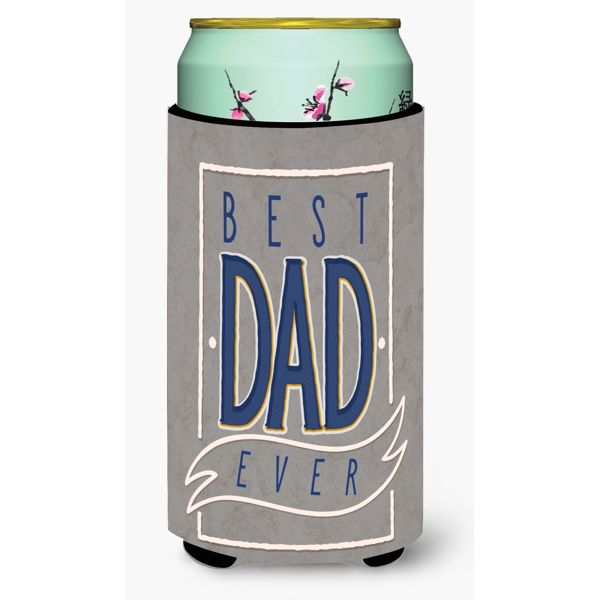 'Caroline'S Treasures Best Dad Ever Tall Boy Beverage Insulator Hugger, Multicolor''