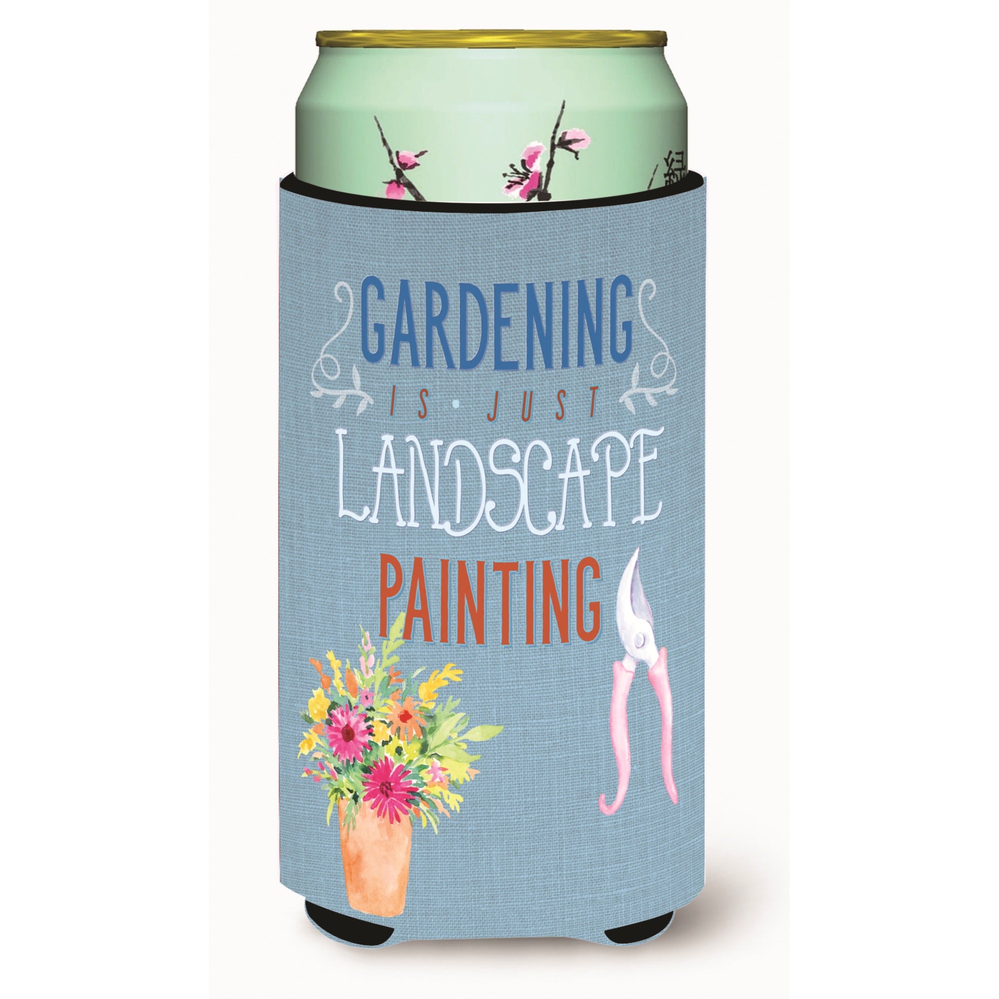 'Caroline'S Treasures Gardening Is Landscape Painting Tall Boy Beverage Insulator Hugger, Multicolor''