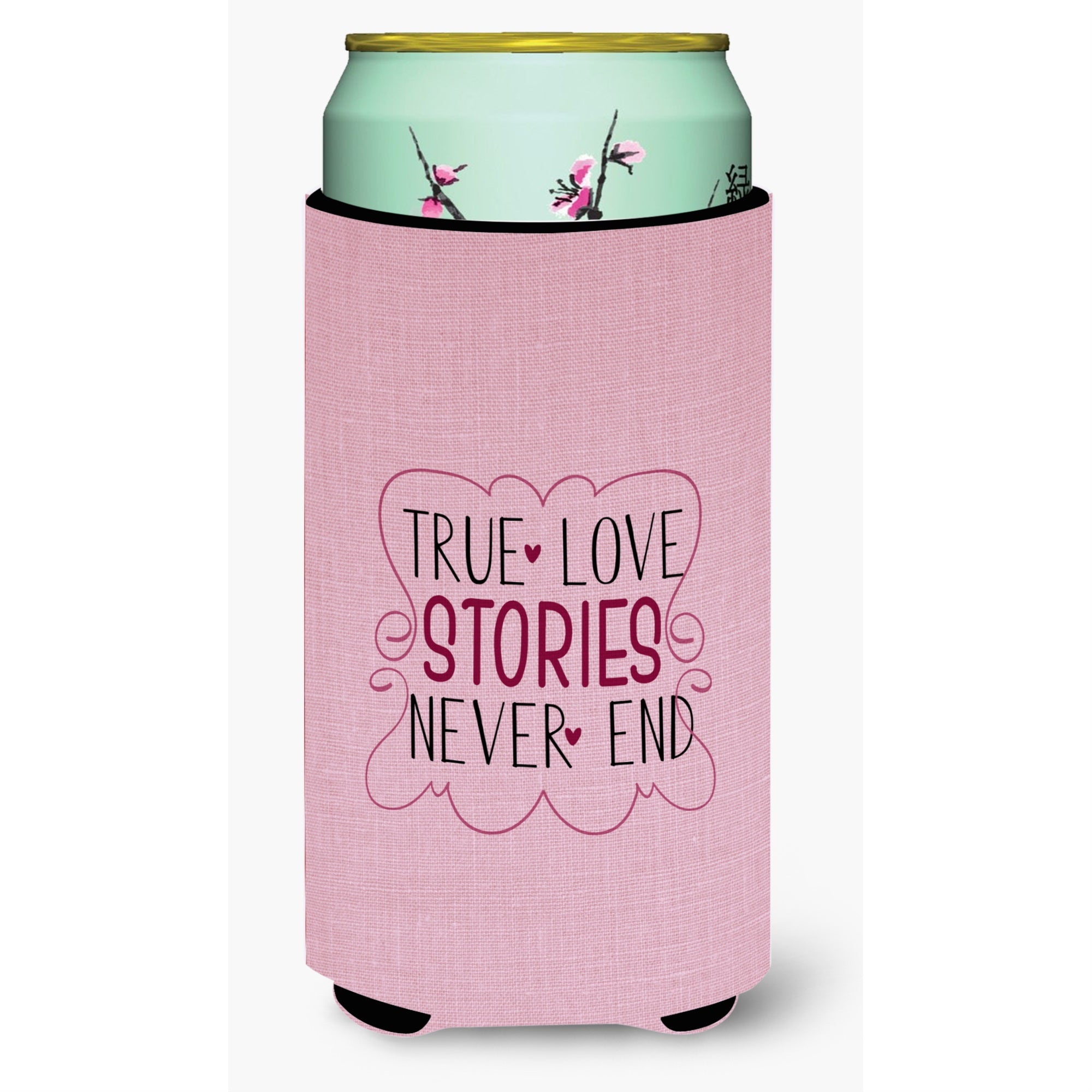 'Caroline'S Treasures True Love Stories Never End Tall Boy Beverage Insulator Hugger, Multicolor''