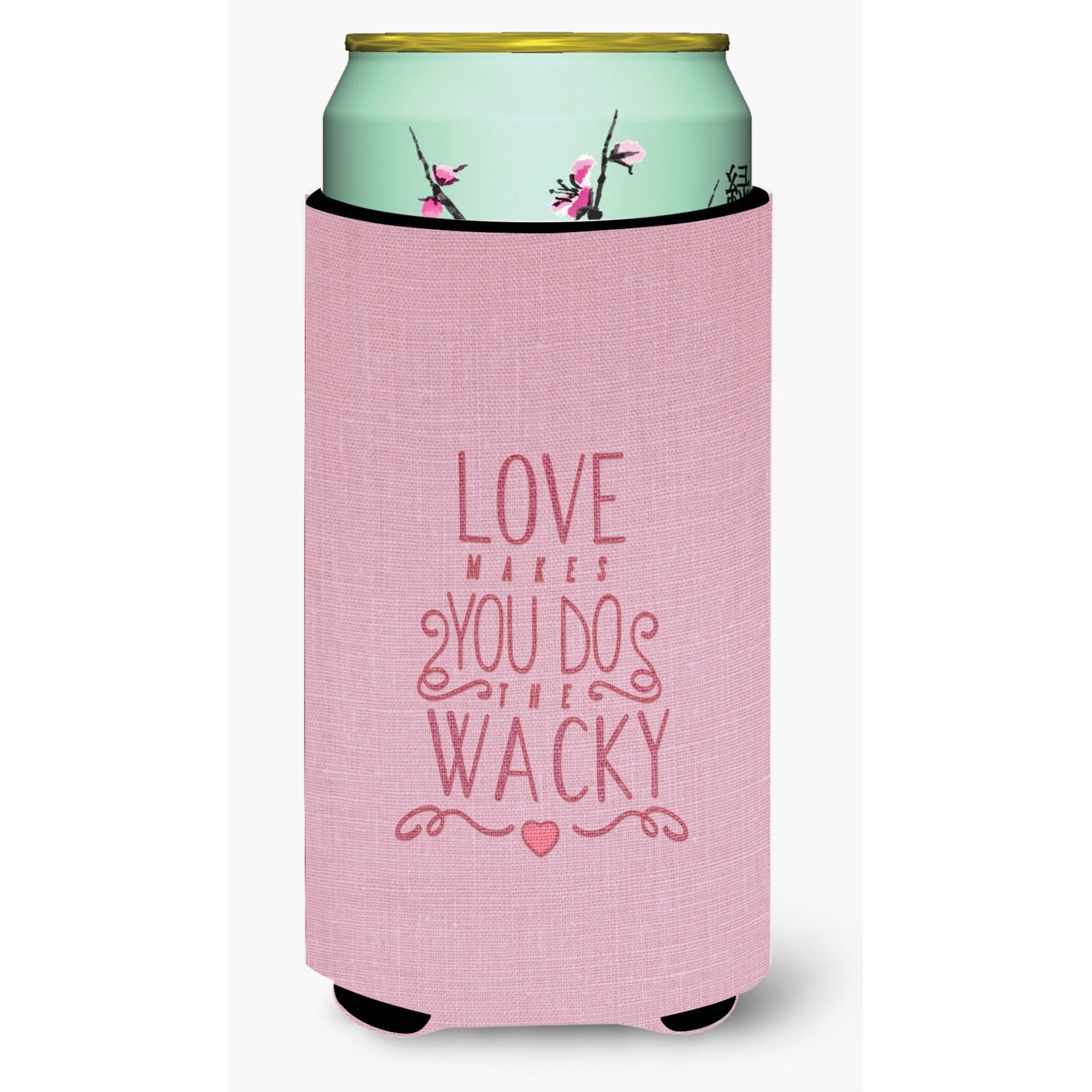 'Caroline'S Treasures Love Makes You Do The Wacky Tall Boy Beverage Insulator Hugger, Multicolor''