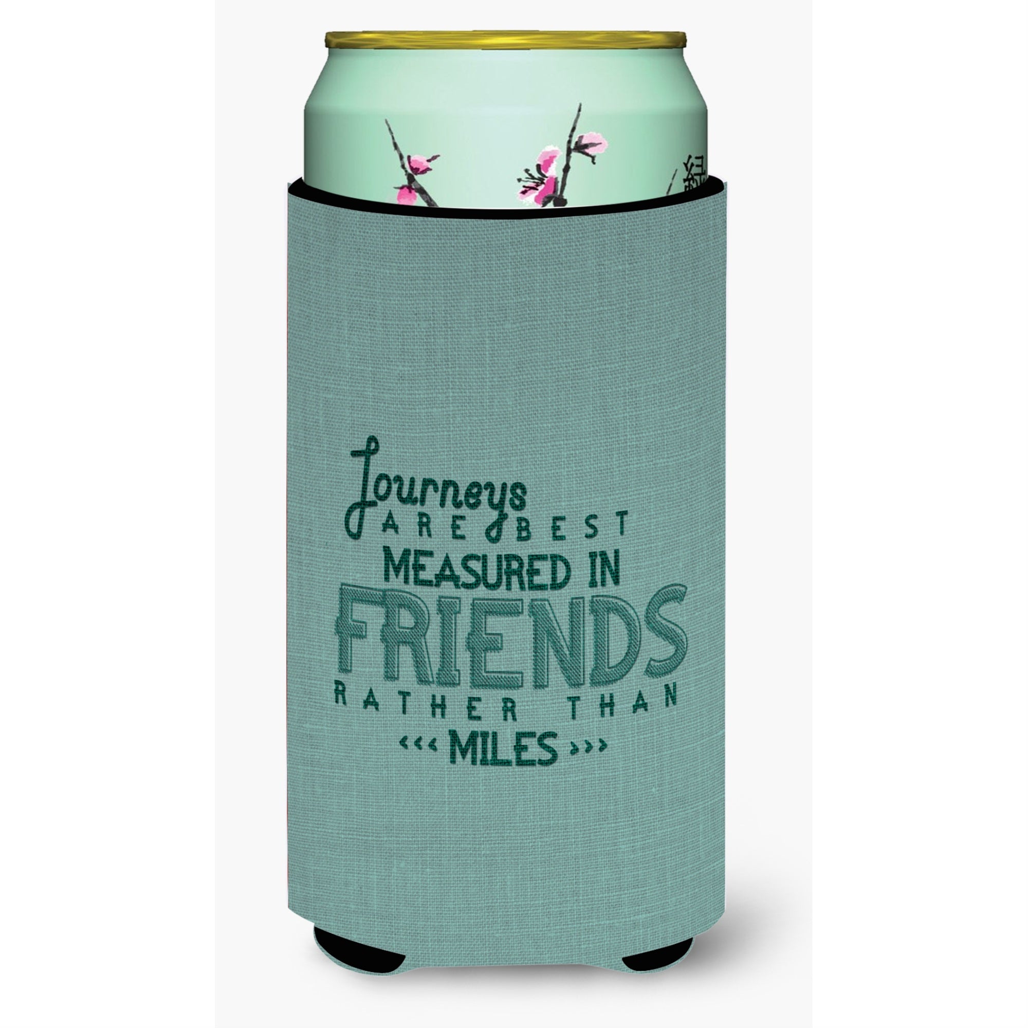 'Caroline'S Treasures Journeys Are Measured In Friends Tall Boy Beverage Insulator Hugger, Multicolor''